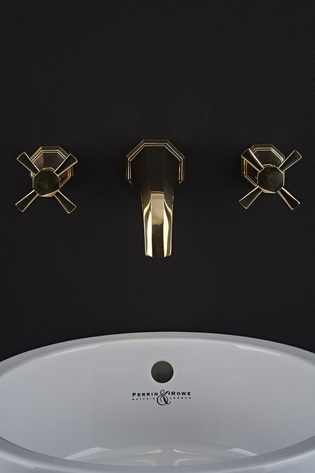 Perrin & Rowe Deco Wall Mounted Basin Taps
by The English Tapware Company