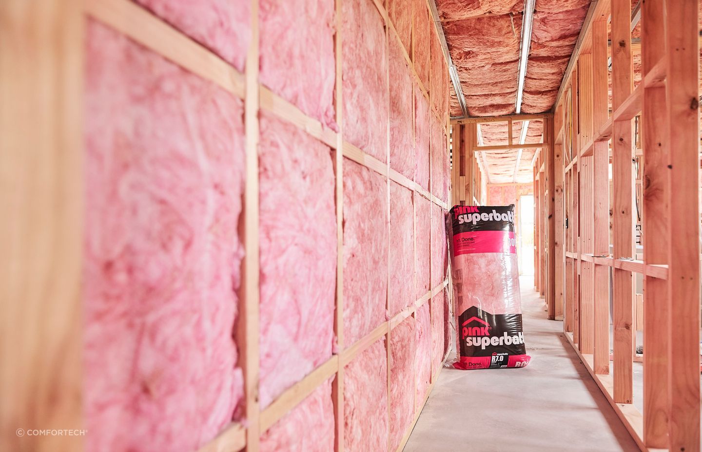 Pink® Superbatts® insulation is a highly popular type of glasswool insulation on the market in the New Zealand.