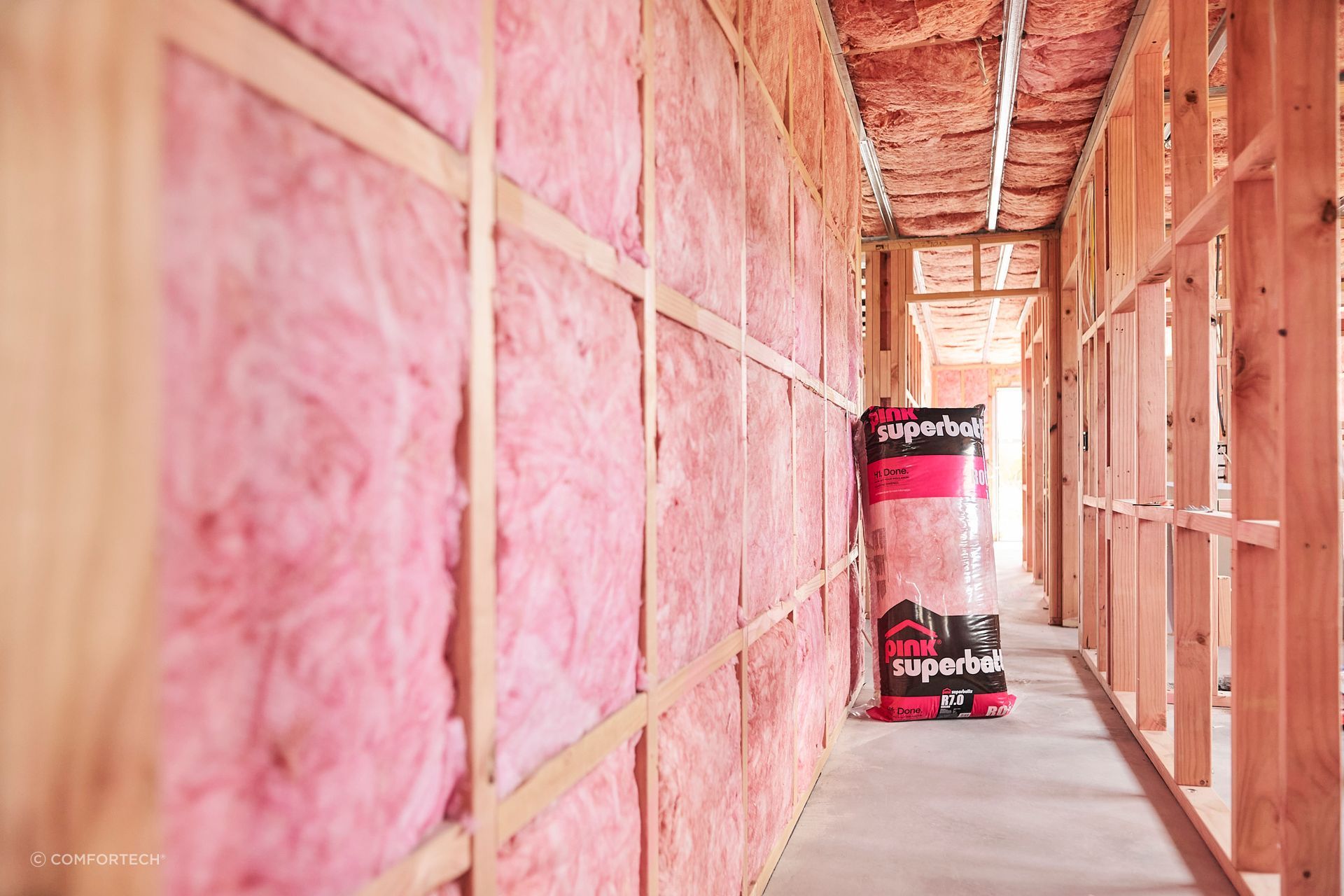 Pink® Superbatts® insulation is a highly popular type of glasswool insulation on the market in the New Zealand.