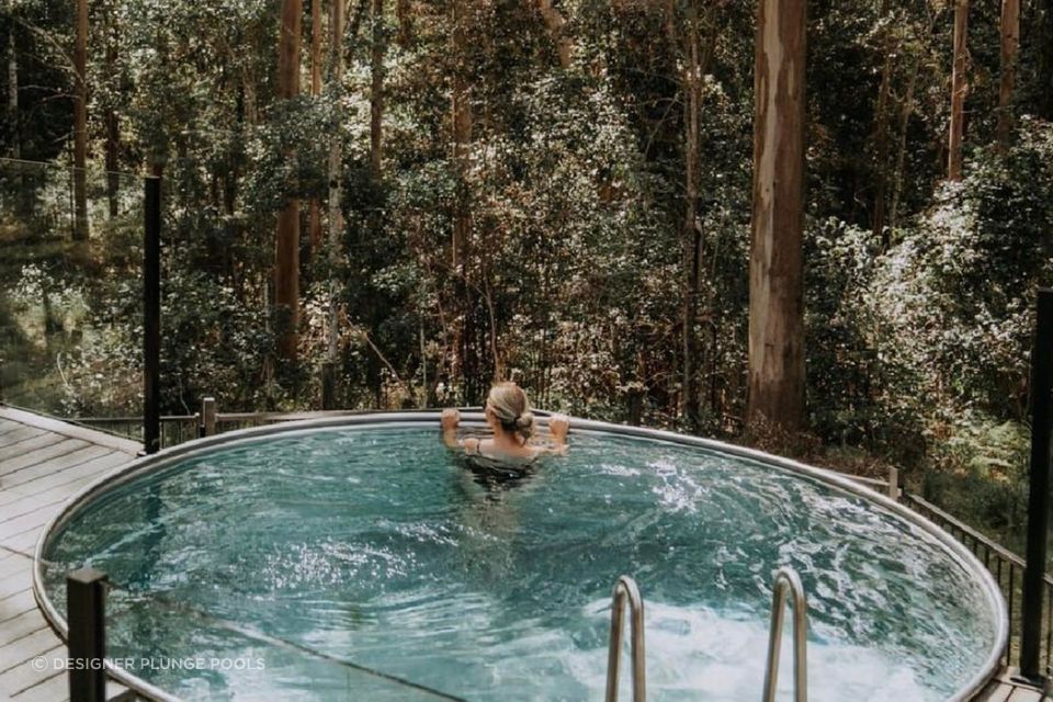 A gorgeous plunge pool in a gorgeous setting. Featured Product: Plunge Pools by Designer Plunge Pools