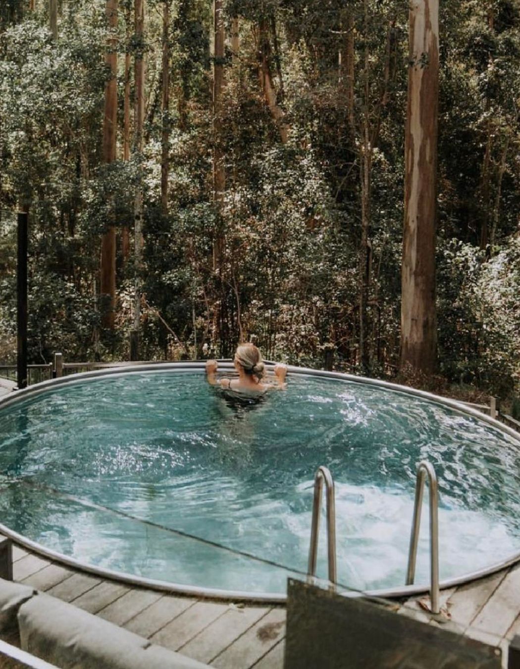 A gorgeous plunge pool in a gorgeous setting. Featured Product: Plunge Pools by Designer Plunge Pools