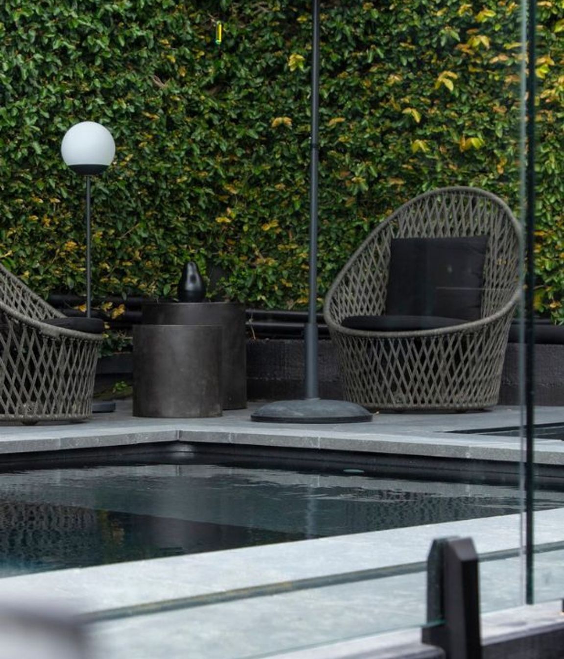 An unused front yard has been reimagined into a stunning inner-city plunge pool oasis.