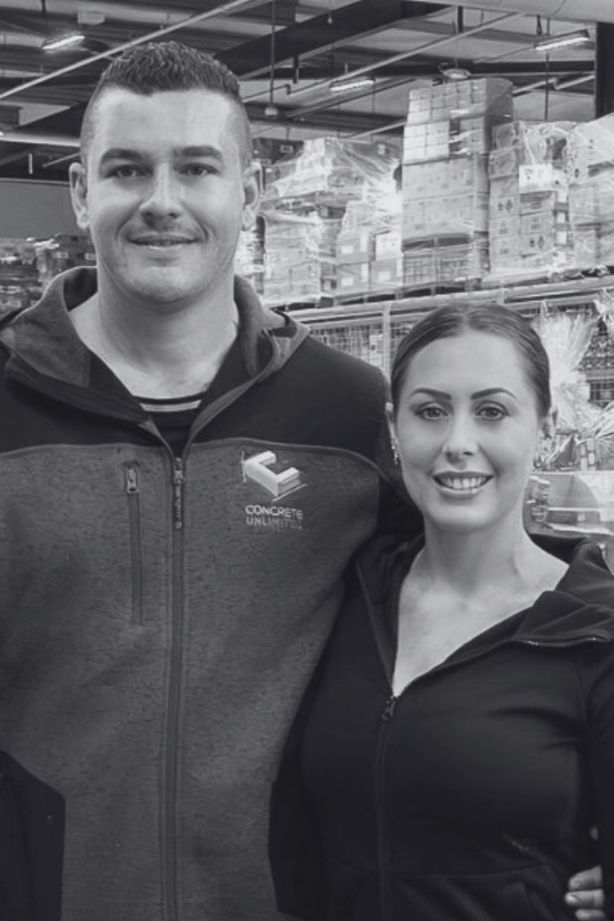 Ryan and Siobhan Berkett, founders of Concrete Unlimited