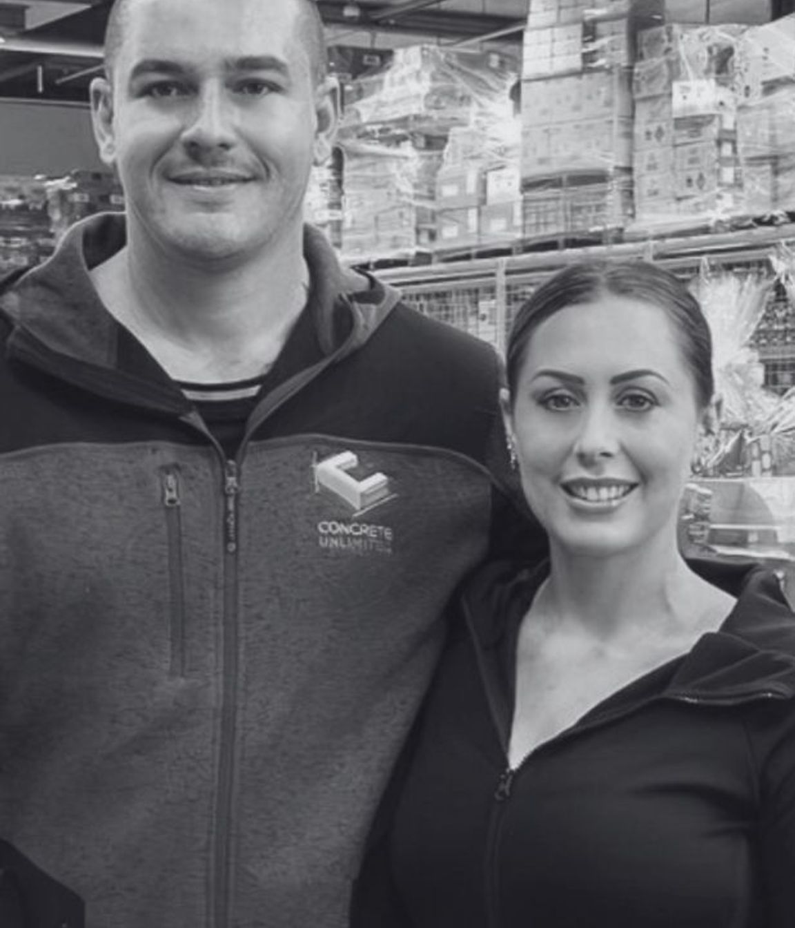 Ryan and Siobhan Berkett, founders of Concrete Unlimited
