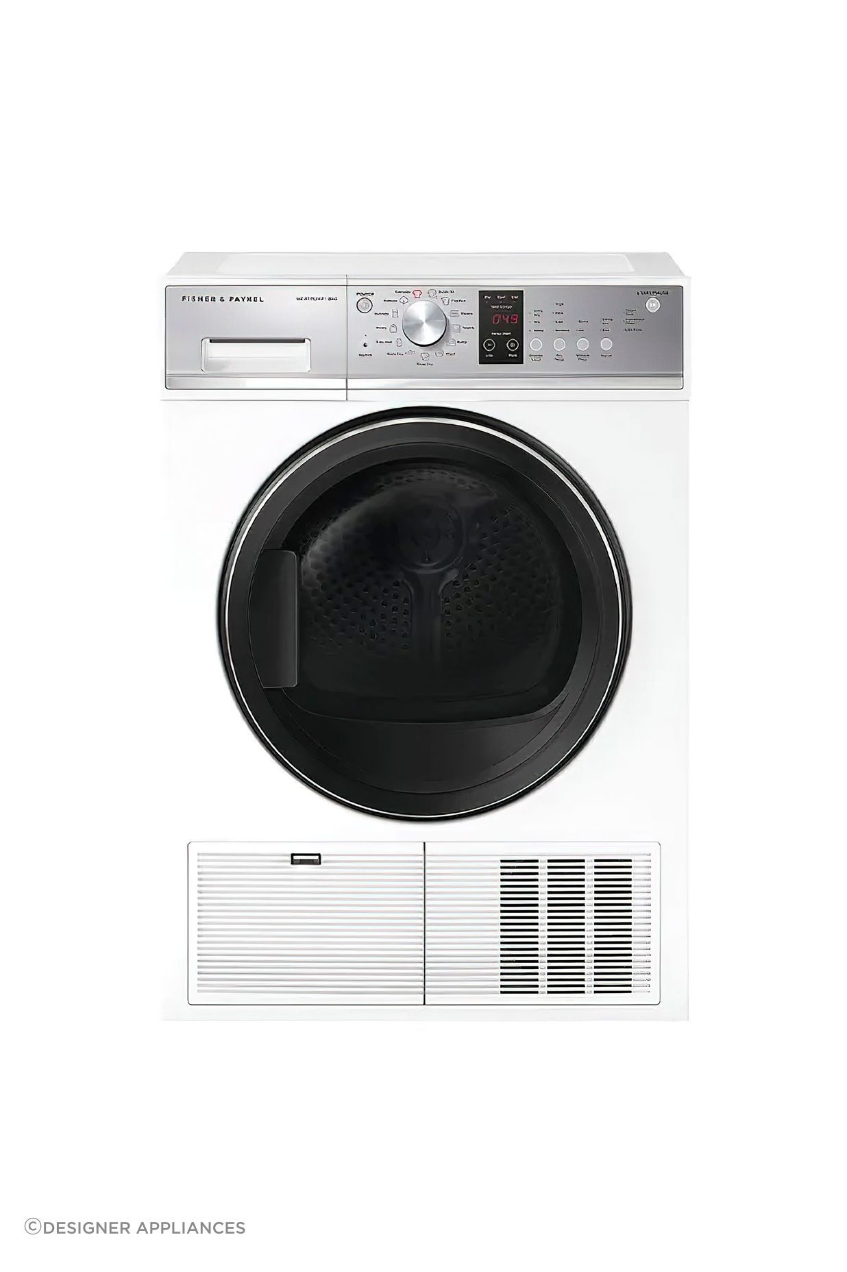 The Fisher &amp; Paykel 8kg Heat Pump Dryer in White from Designer Appliances