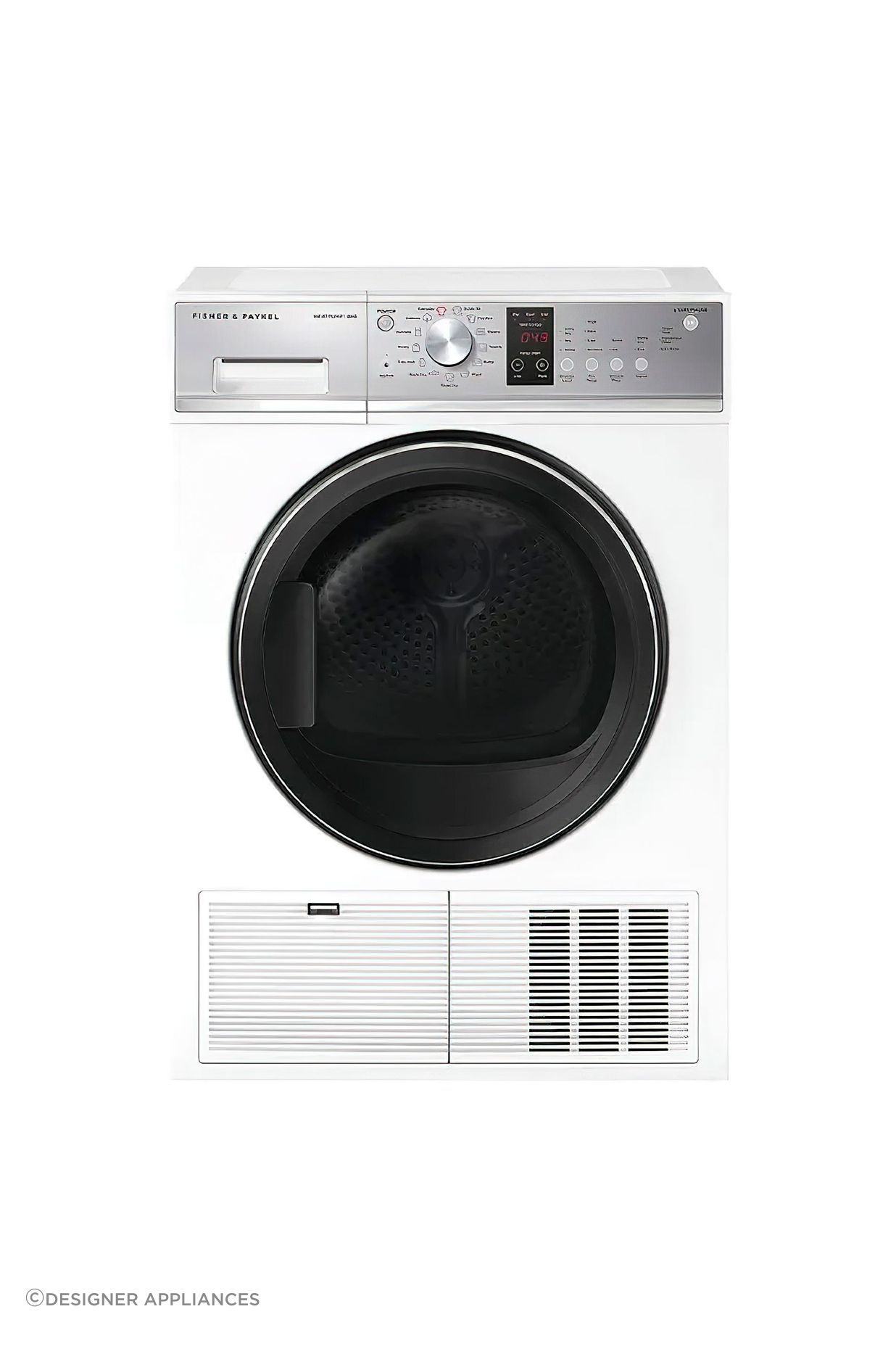 The Fisher & Paykel 8kg Heat Pump Dryer in White from Designer Appliances