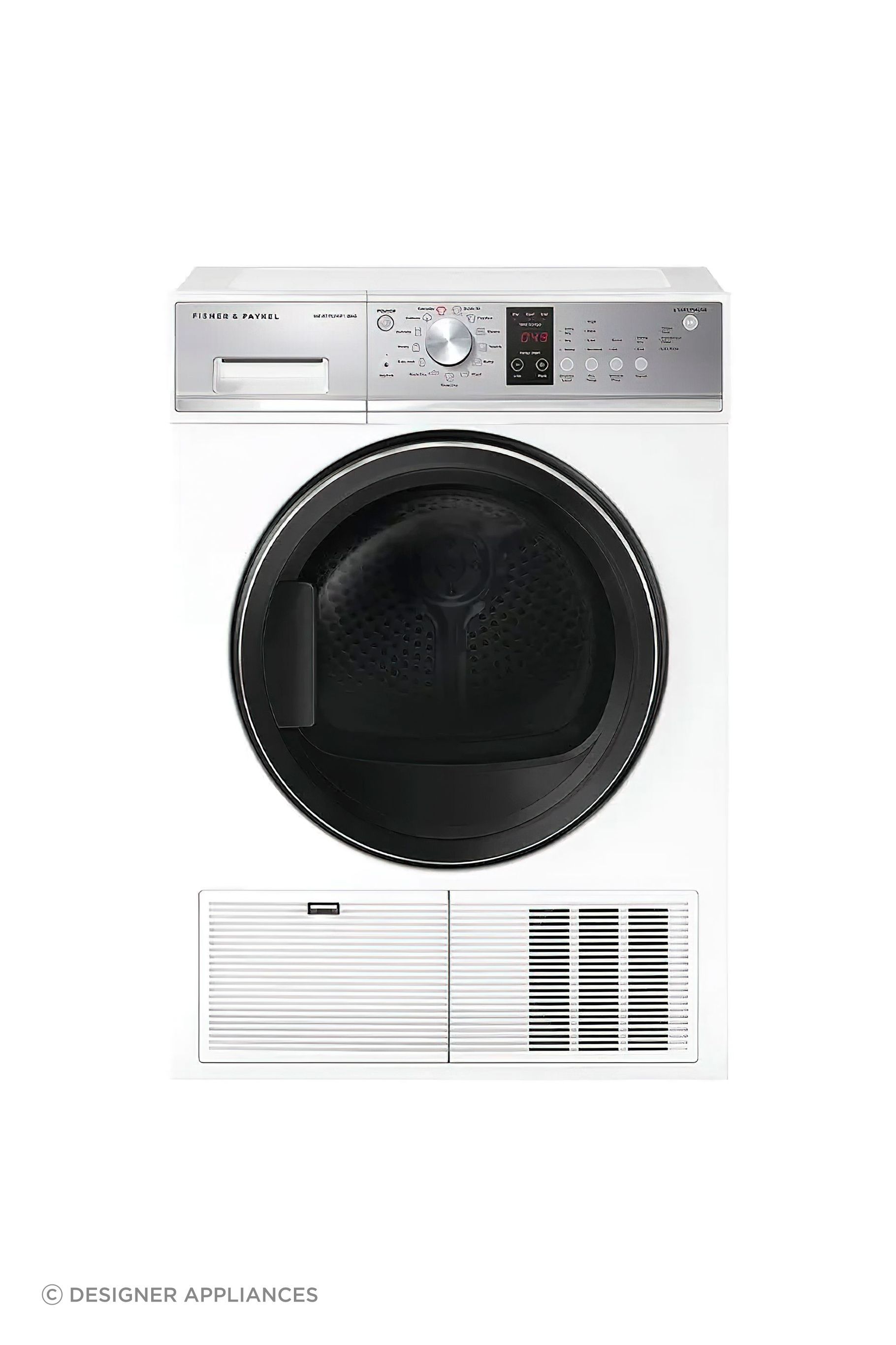 The Fisher & Paykel 8kg Heat Pump Dryer in White from Designer Appliances