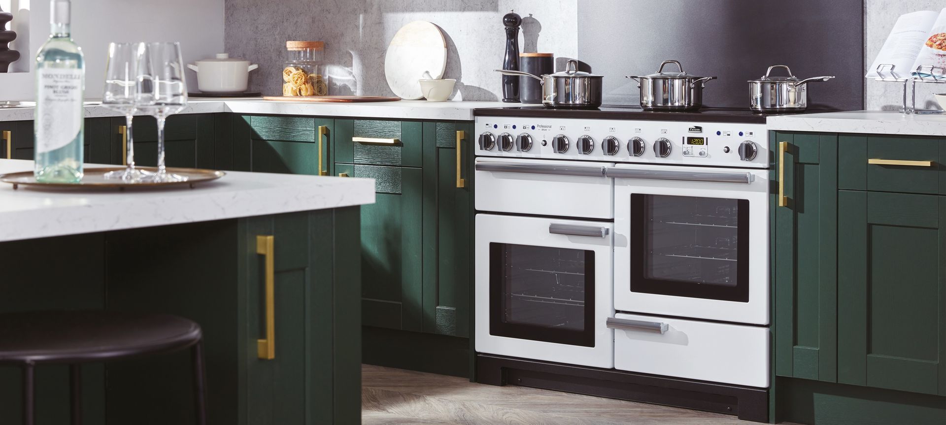 The Falcon Professional Deluxe 110 Range Cooker from F.L. Bone.