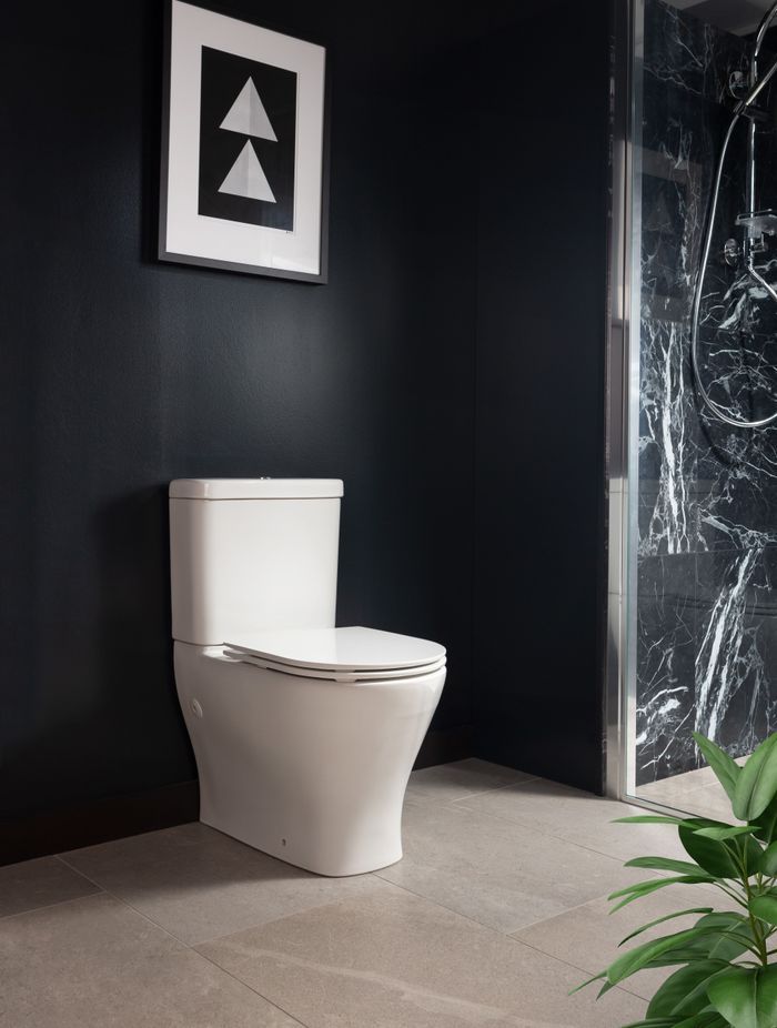 Installing a new toilet suite is often part of a larger bathroom renovation project.