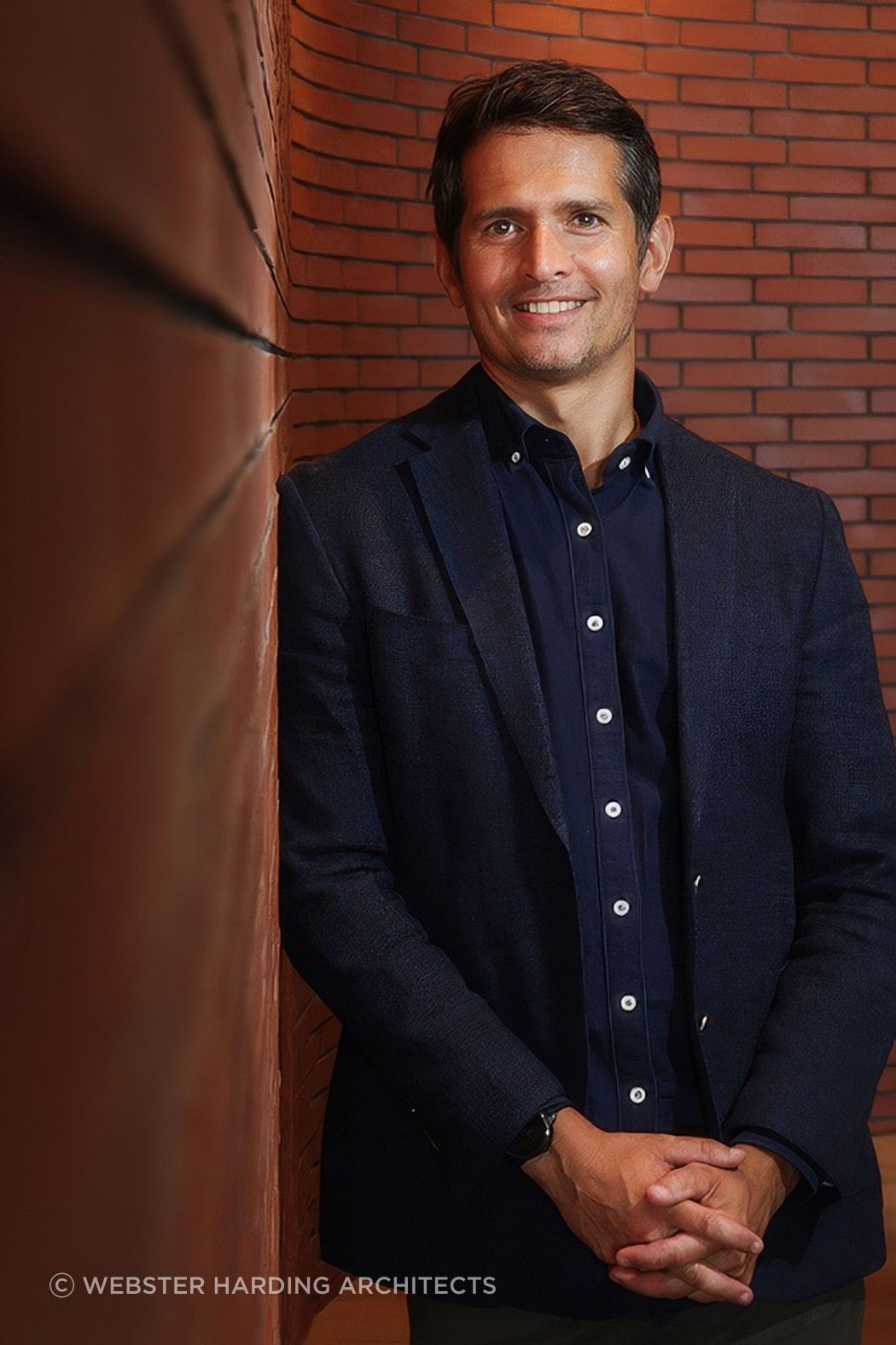 Tom Webster, architect and co-founder of Webster Harding Architects.