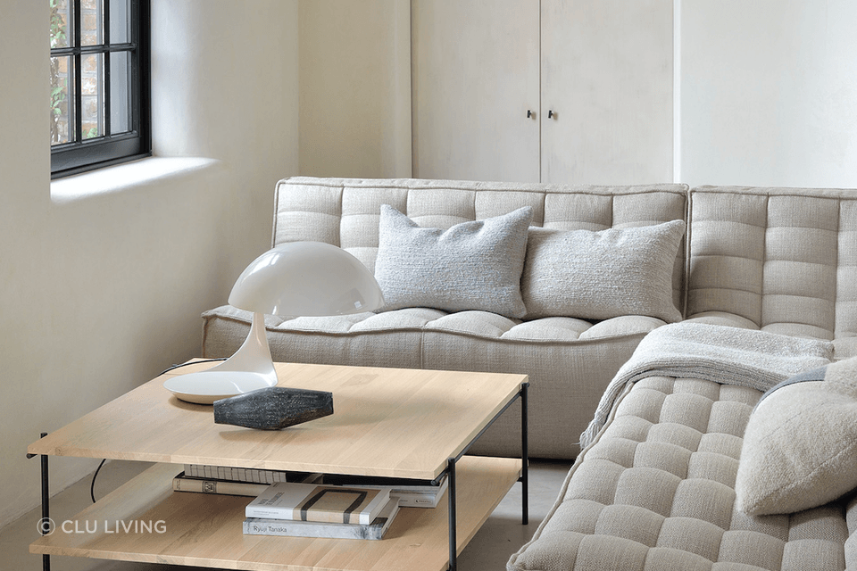 The stunning coffee table is coated with a durable hardwax oil, safeguarding the wood and preserving its vibrant colour. Featured product: Rise Square Coffee Table.