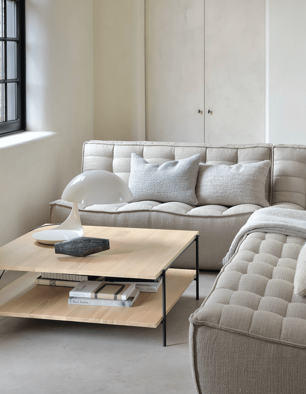 The stunning coffee table is coated with a durable hardwax oil, safeguarding the wood and preserving its vibrant colour. Featured product: Rise Square Coffee Table.