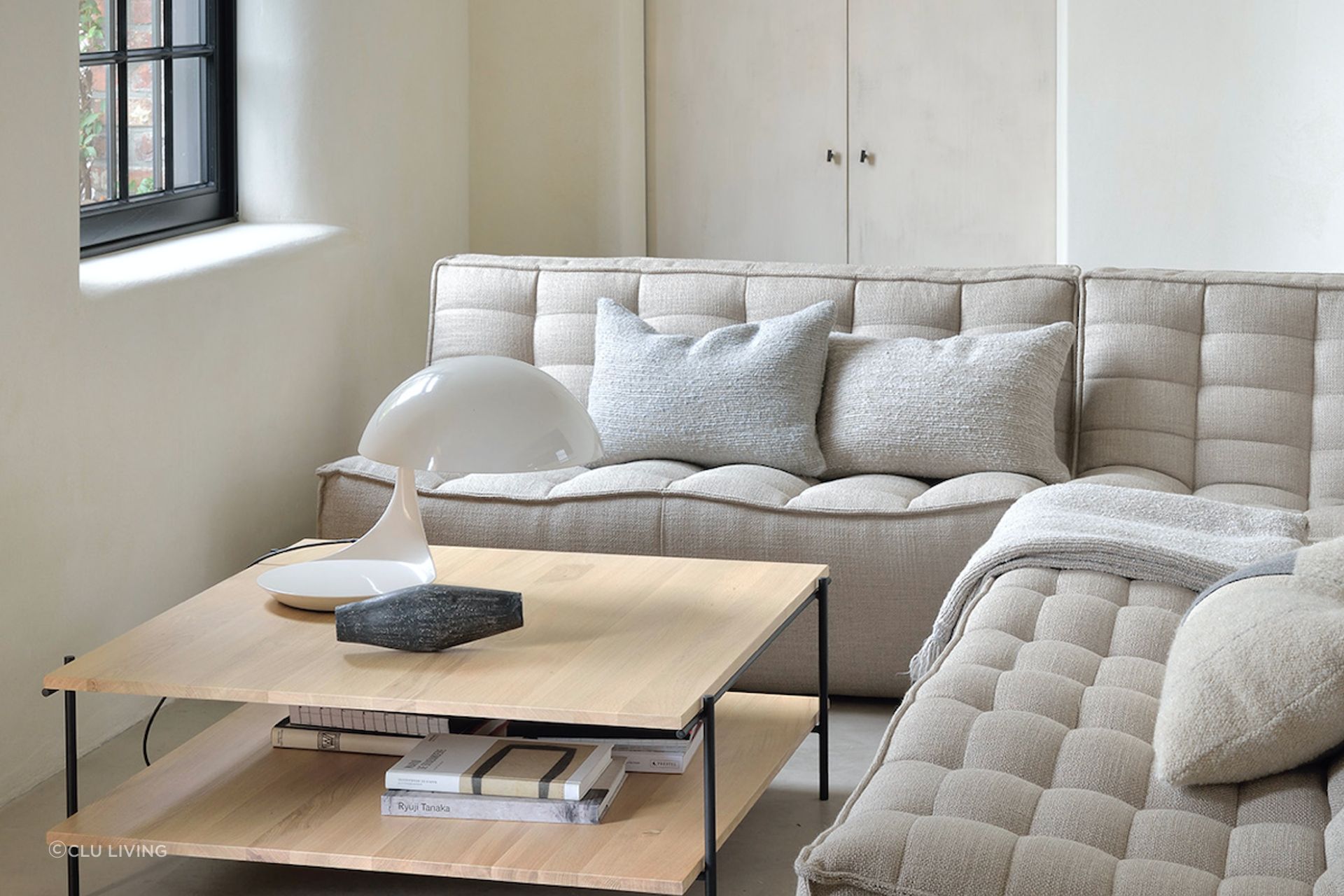 The stunning coffee table is coated with a durable hardwax oil, safeguarding the wood and preserving its vibrant colour. Featured product: Rise Square Coffee Table.