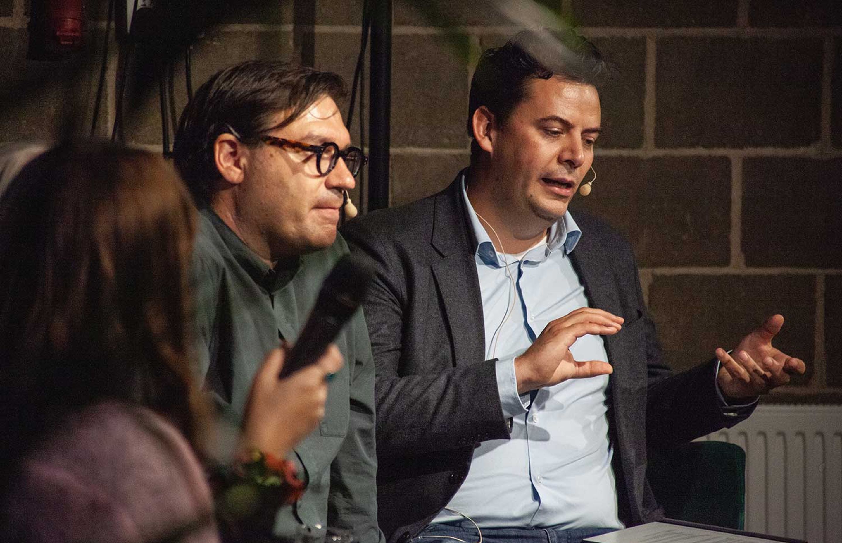 L-R: Cenk Kivrikoglu, Creative Director, Gabriel Textiles, Jeppe Emil Mogensen, Business Manager, Design Master, Gabriel Fabrics