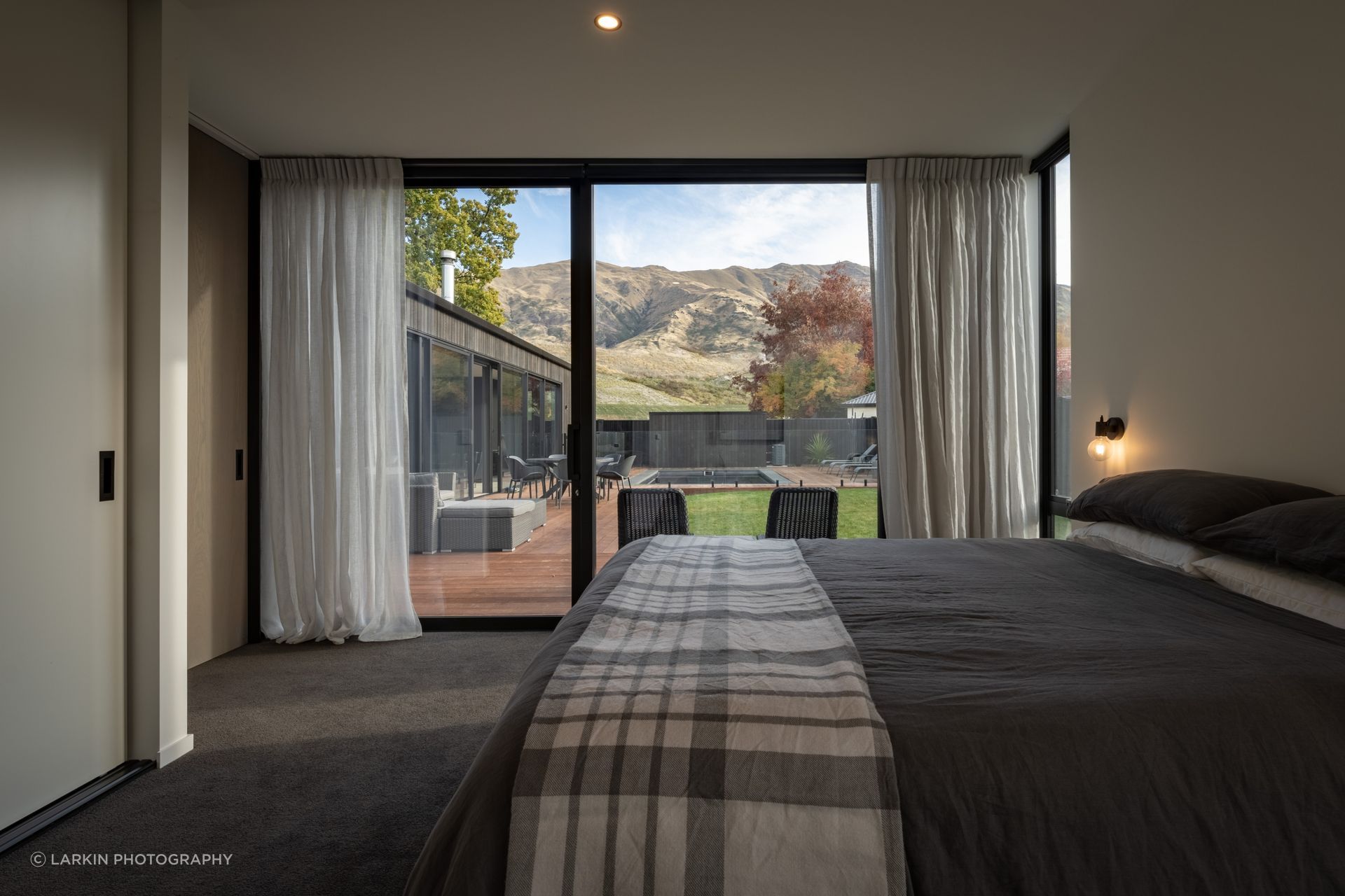 A well-oriented home means both light and sun permeate living and bedroom spaces.