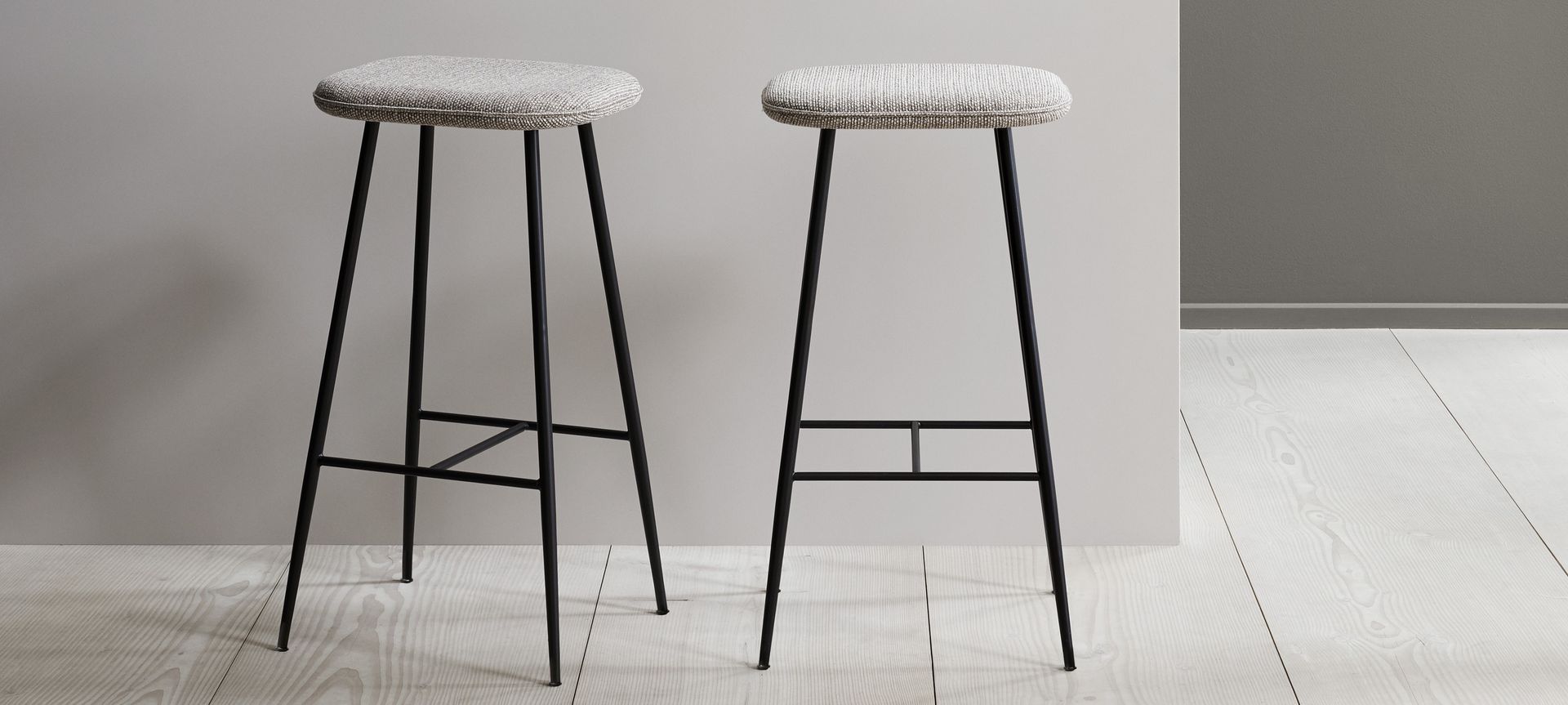 The Spine Metal Stool by Fredericia from Cult Design.