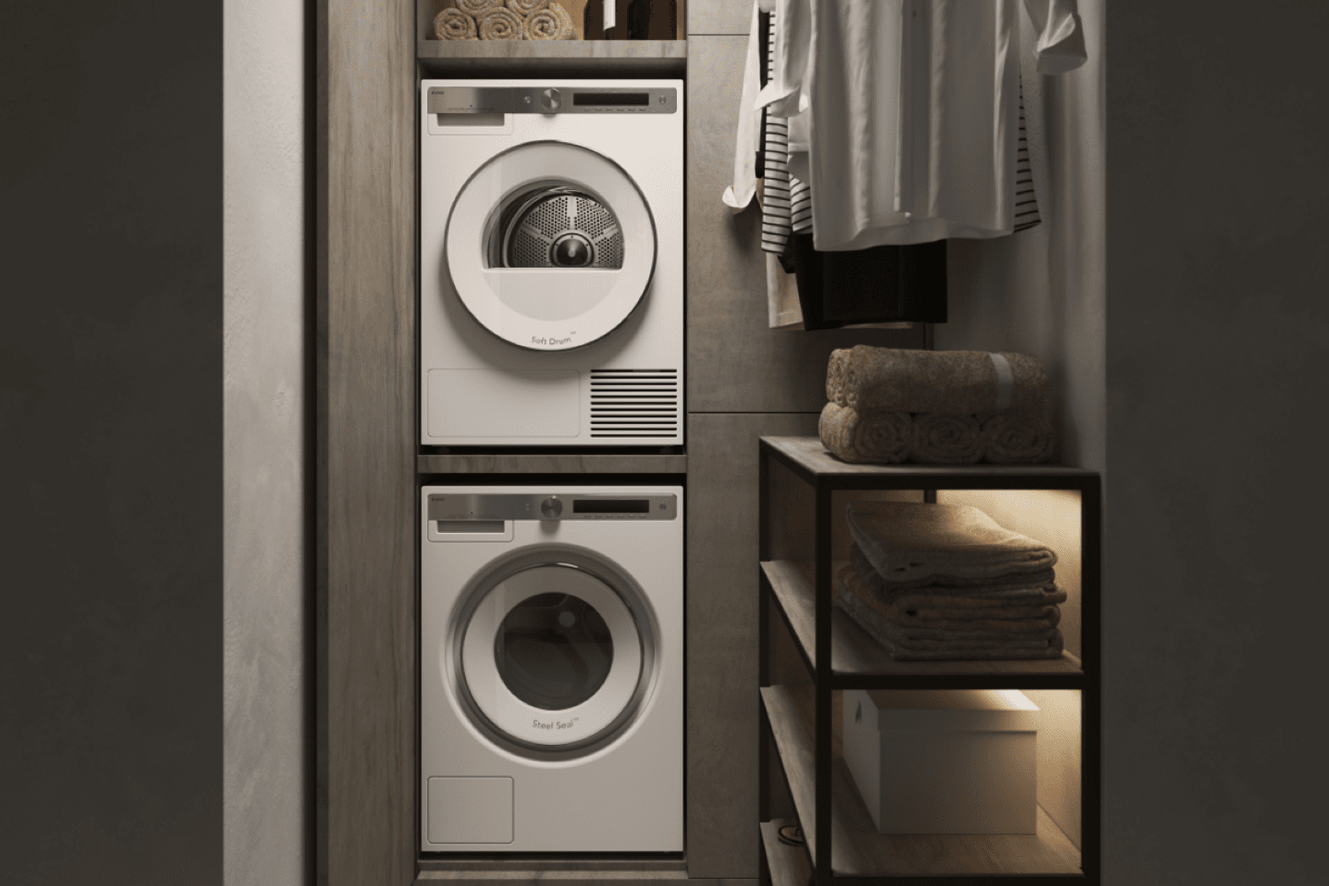 The Style 8kg Dryer by ASKO consumes only 0.24 kWh/kg of laundry making it an extremely energy efficient choice.
