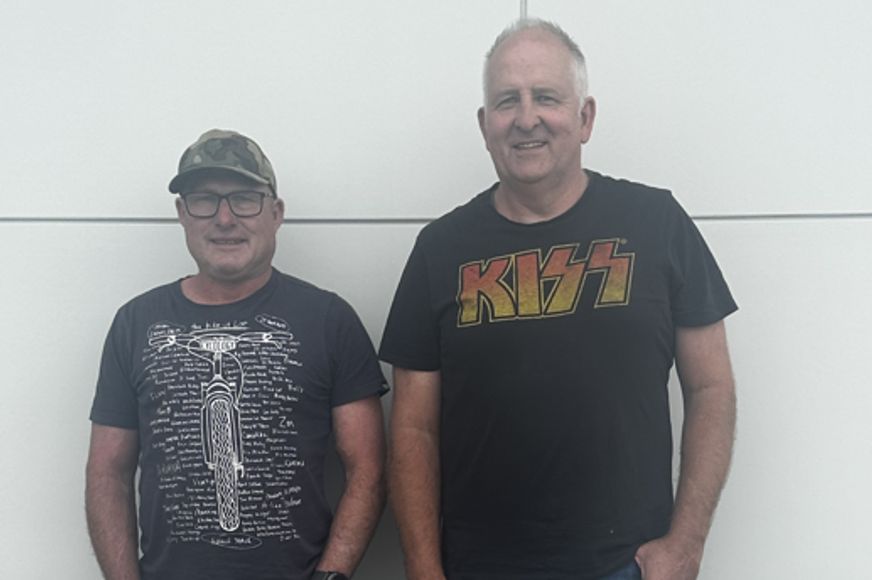 Island Stone's Peter Flint &amp; Grant Antram.