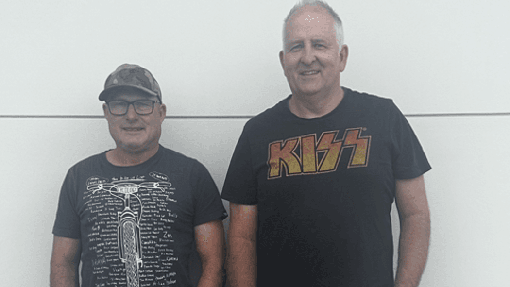 Island Stone's Peter Flint &amp; Grant Antram.