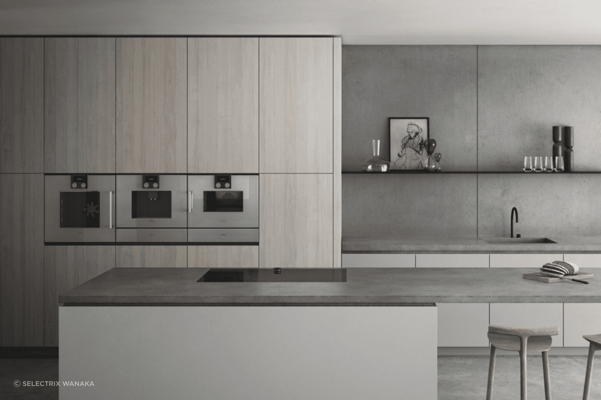 The aesthetic for your space will be defined by your preference on colour, finish, integration into your space, and hardware.