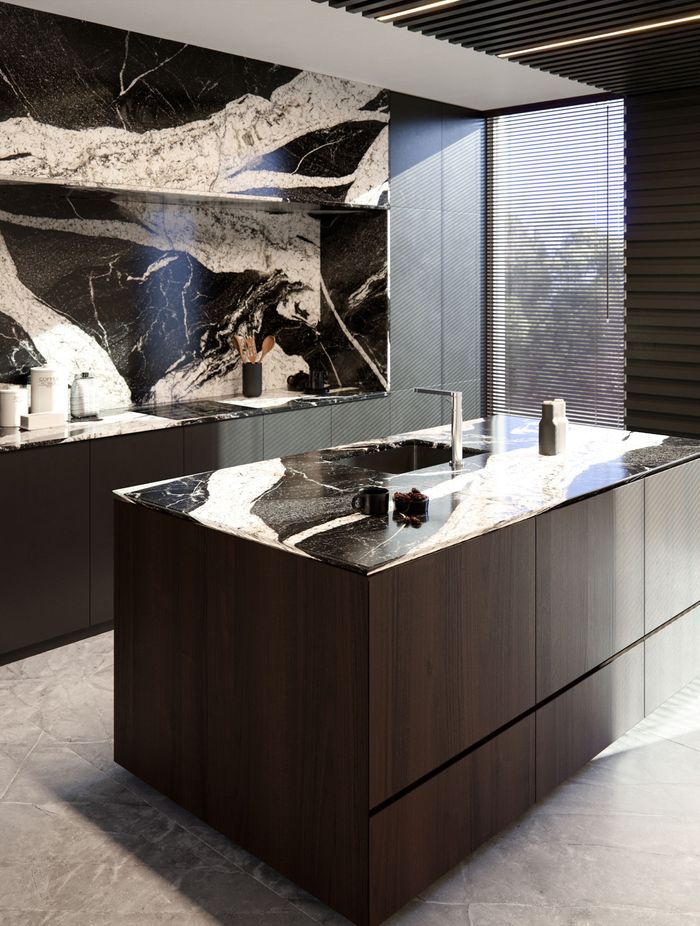 The simply stunning Sensa from Cosentino, an exquisite Brazilian granite.
