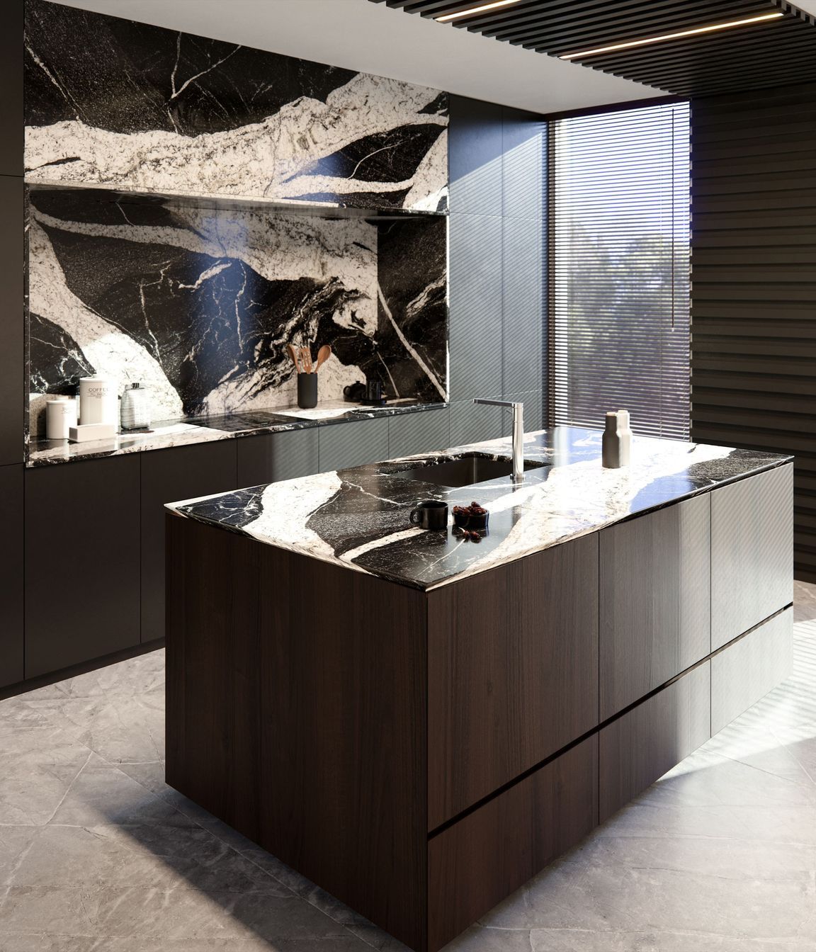 The simply stunning Sensa from Cosentino, an exquisite Brazilian granite.