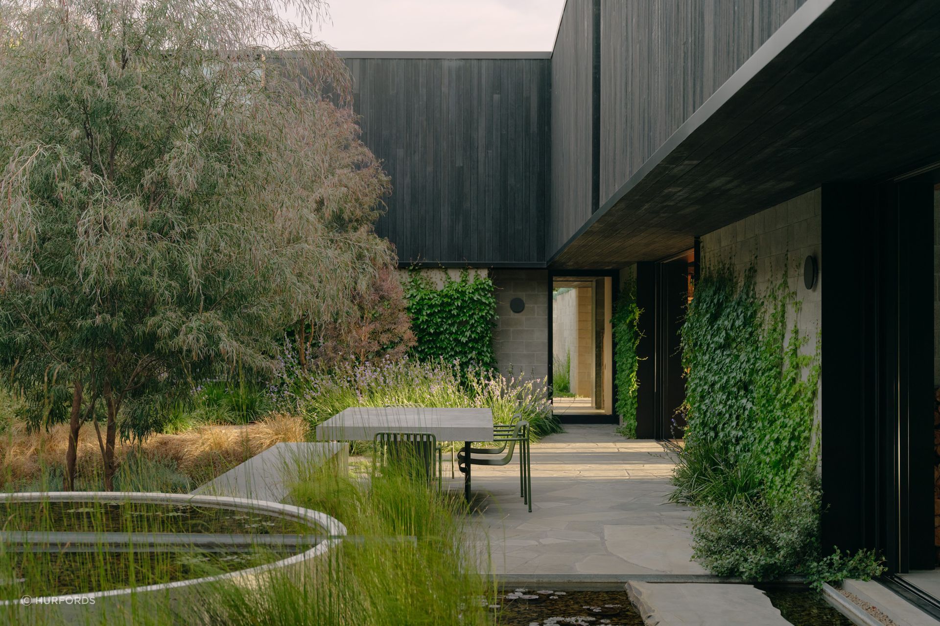 The ethically sourced and stunning Shou Sugi Ban Wood Elements Cladding from Hurfords.