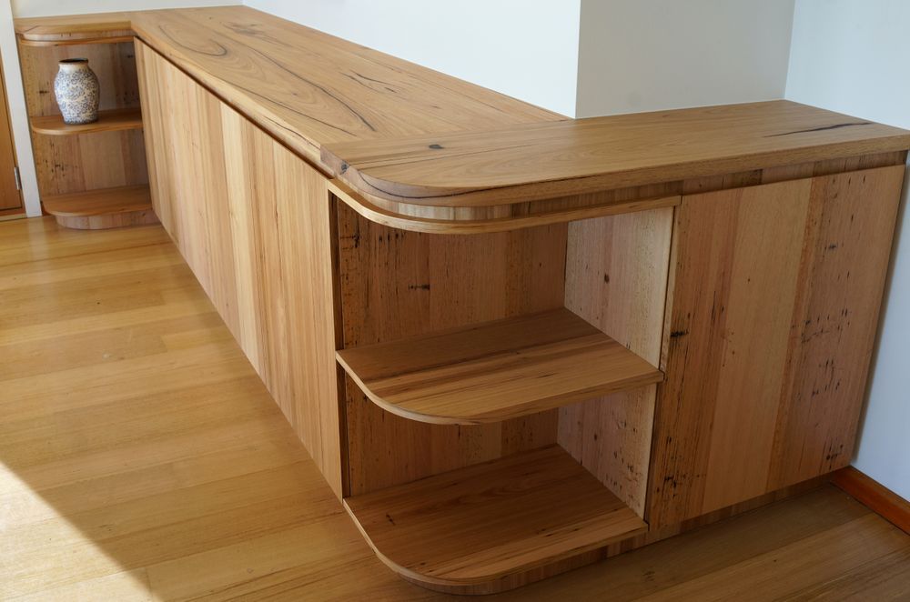 A stunning solid timber sideboard custom-made by Ilm Interiors.