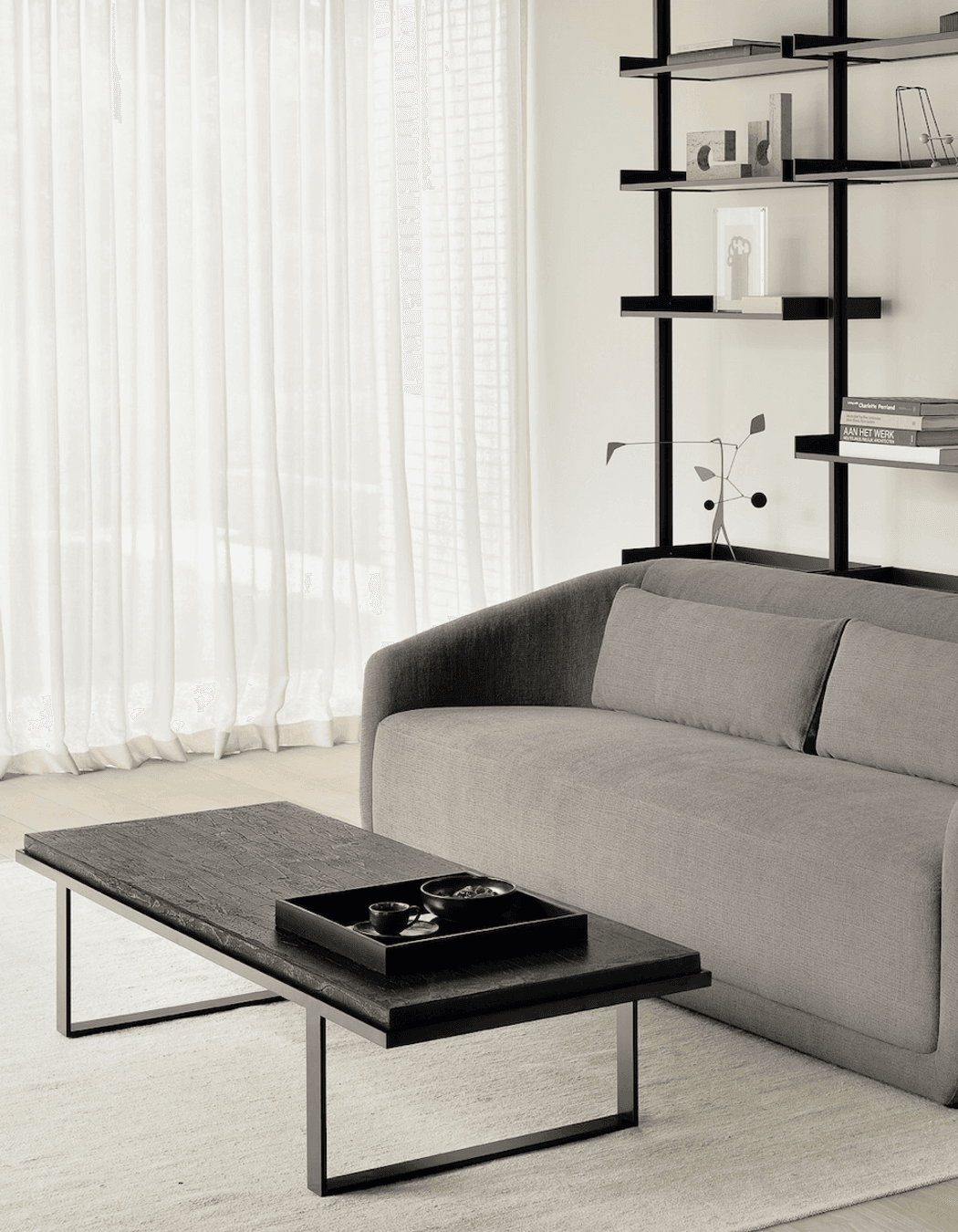 Metal coffee tables are often resistant to rust, meaning this table's stainless finish remains timeless, year after year.