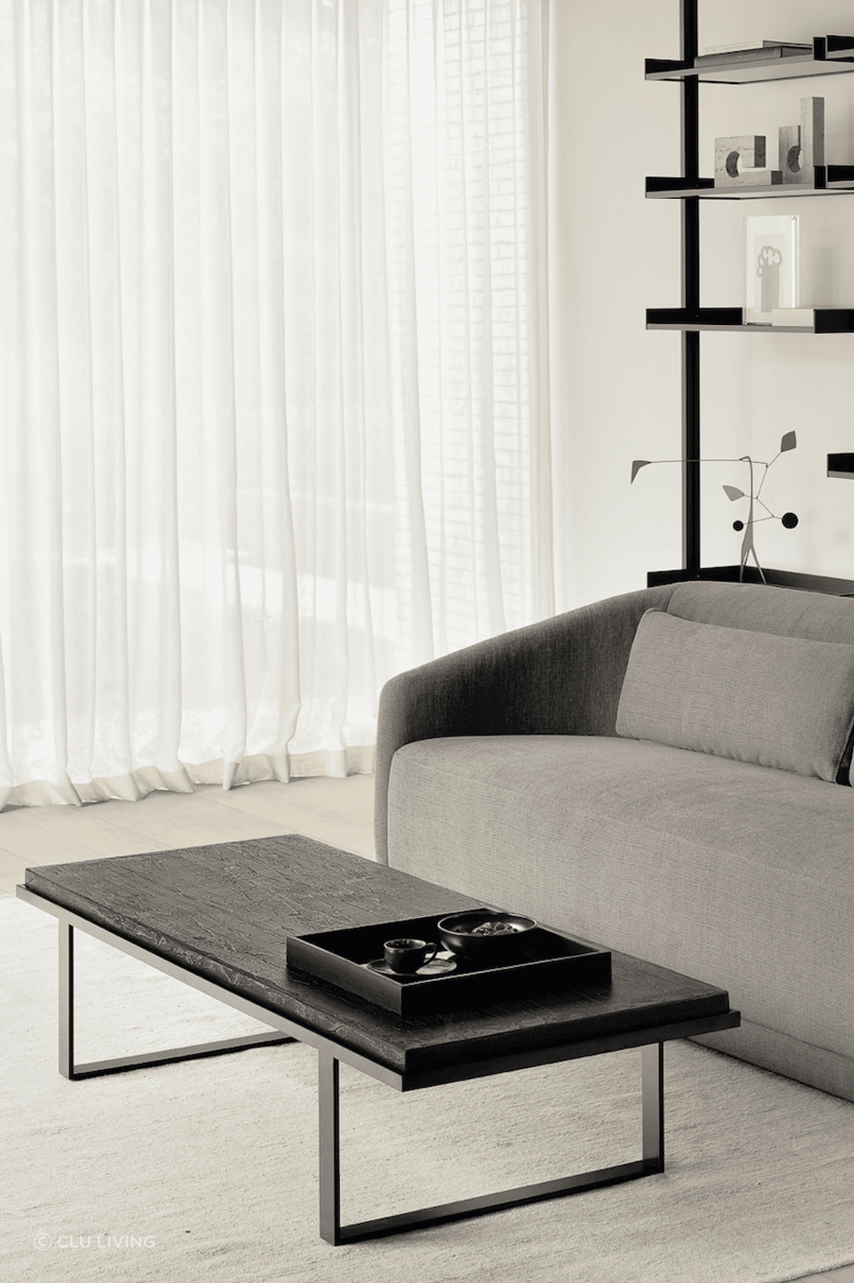 Metal coffee tables are often resistant to rust, meaning this table's stainless finish remains timeless, year after year.