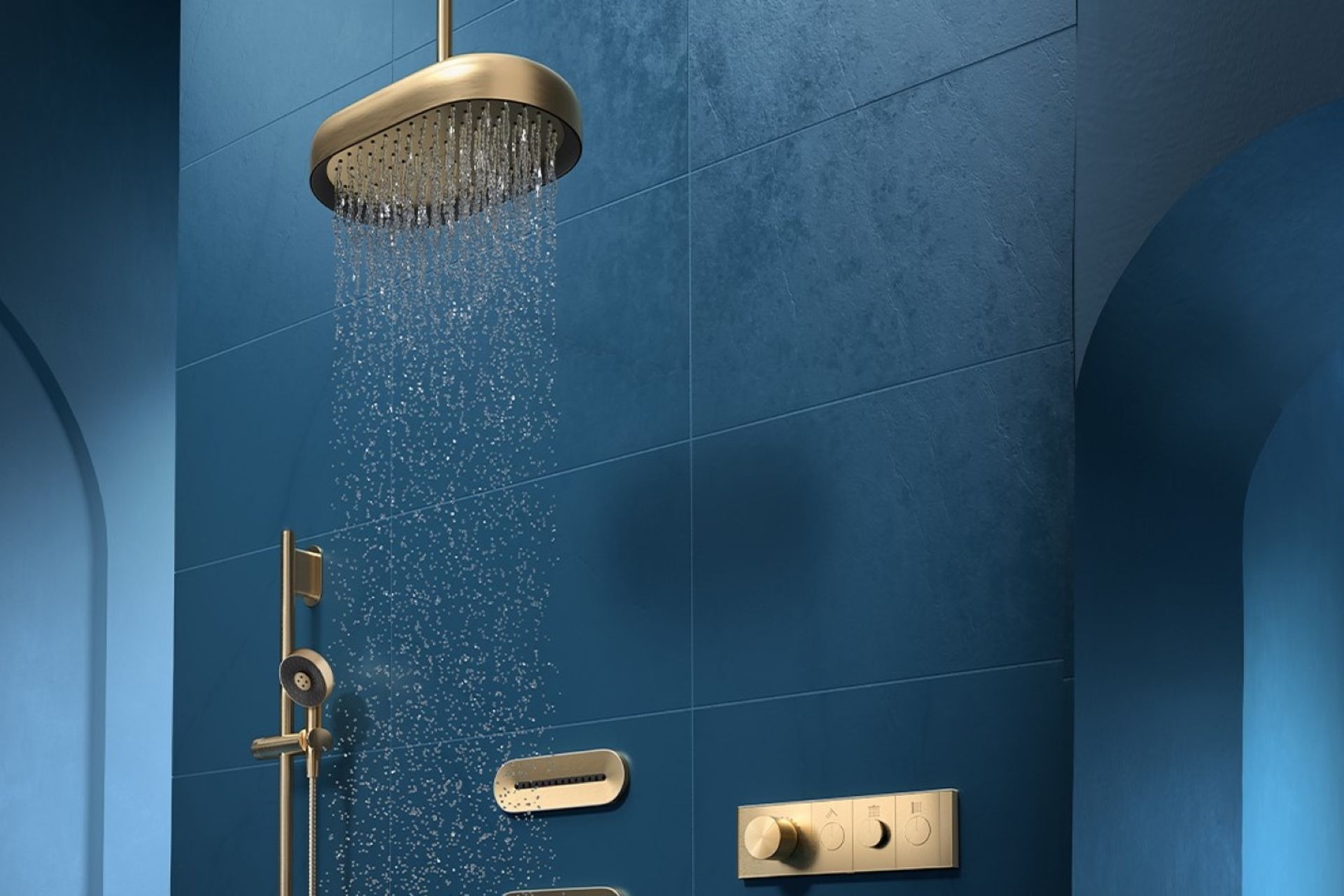 There are some fantastic shower head designs to consider like these as part of the Statement and Anthem Showering Collection.