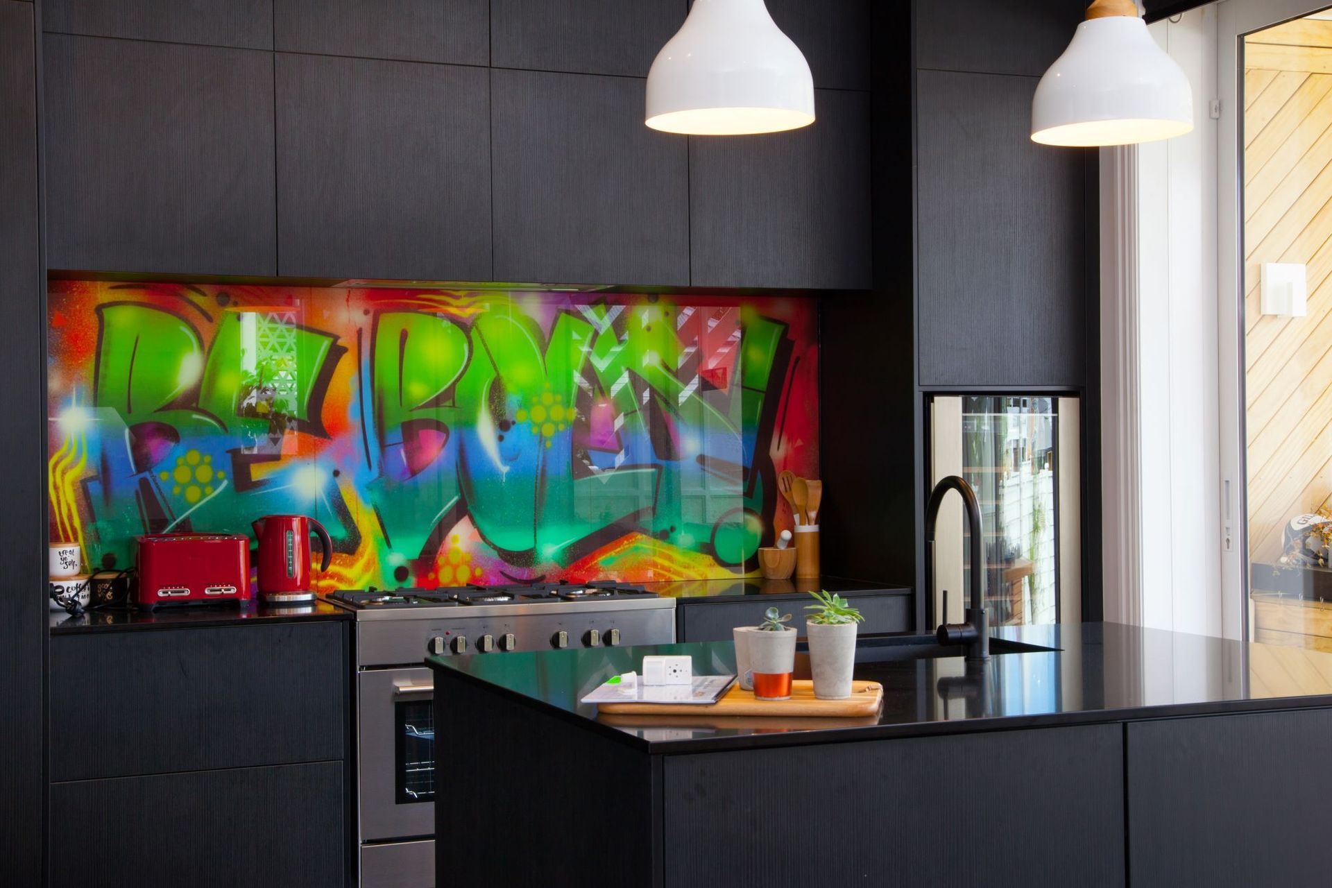 Bringing street art into the home in a completely unique way.