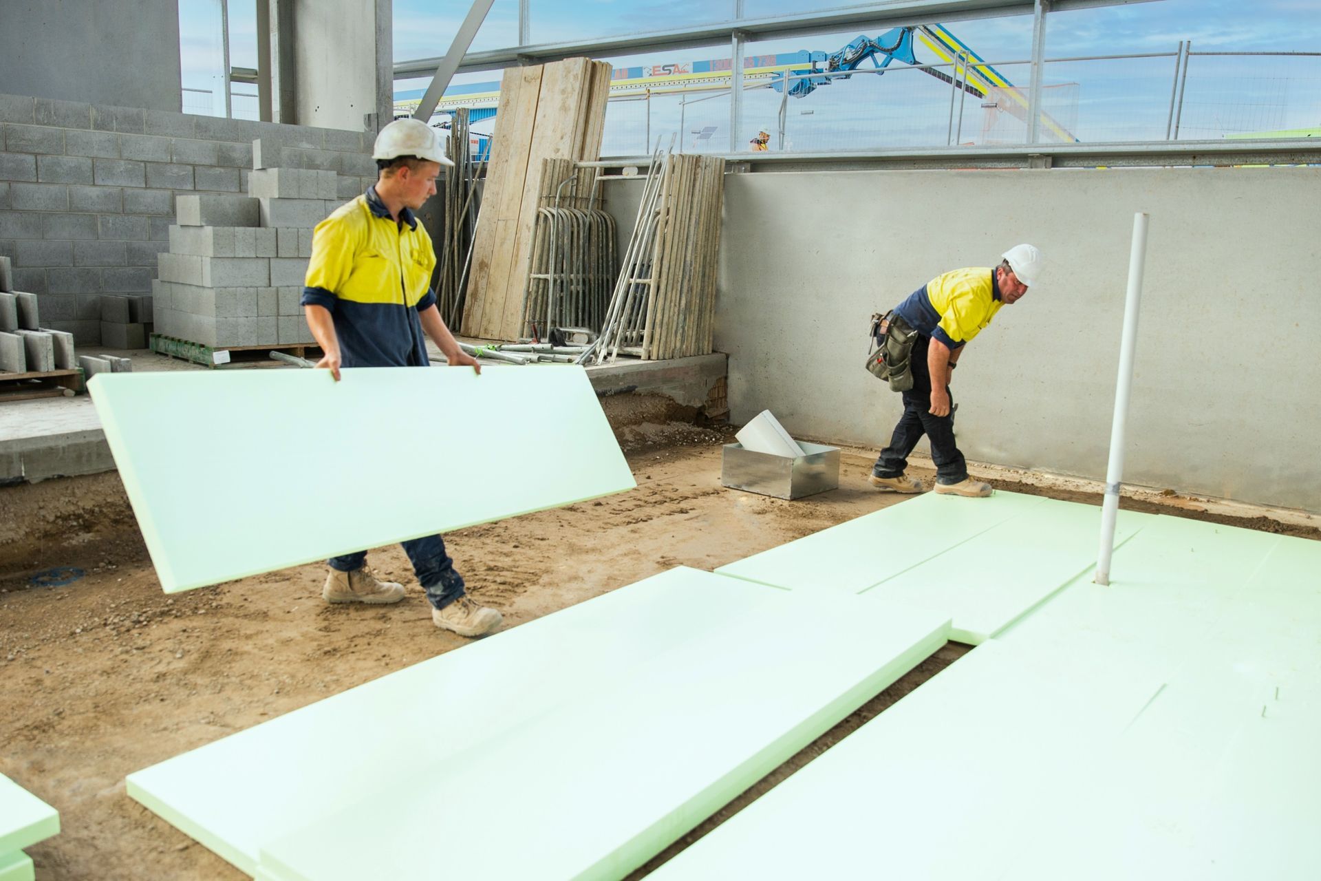 Styroboard XPS by Foamex has become a popular choice due to its high compressive strength and superior thermal performance.
