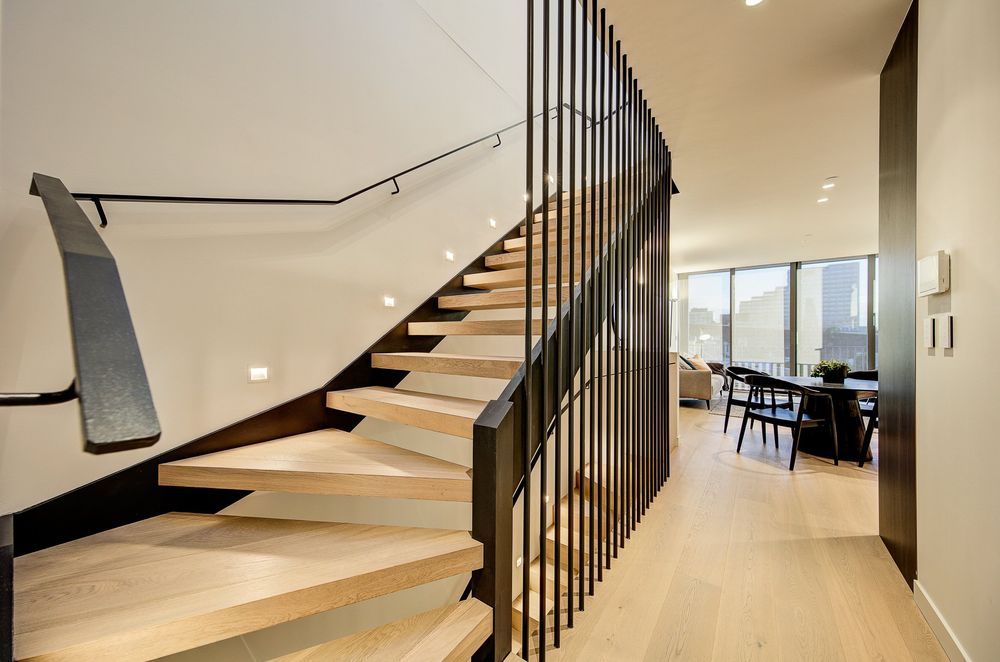 Amazing stair lighting work seen at the Liverpool St, Darlinghurst by TCA Electrical