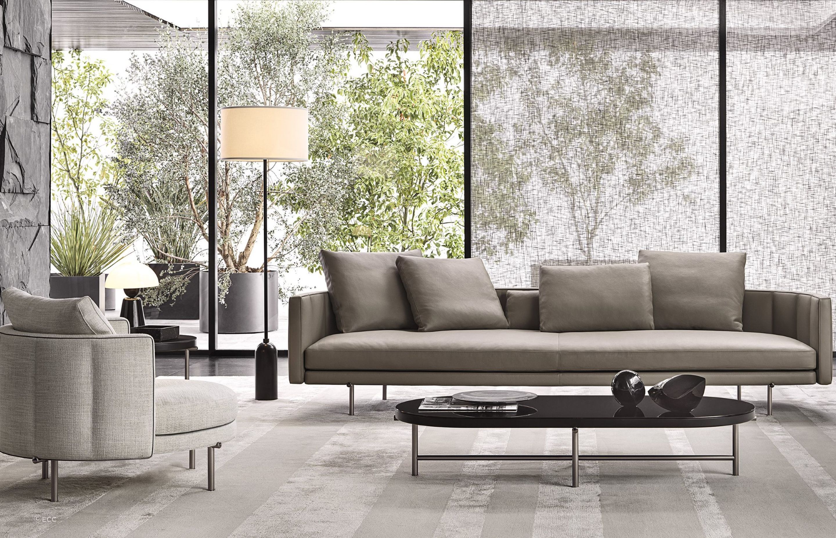 A sofa, like this exquisite Torii Sofa by Nendo For Minotti, is one of the essential furnishings every home must have.