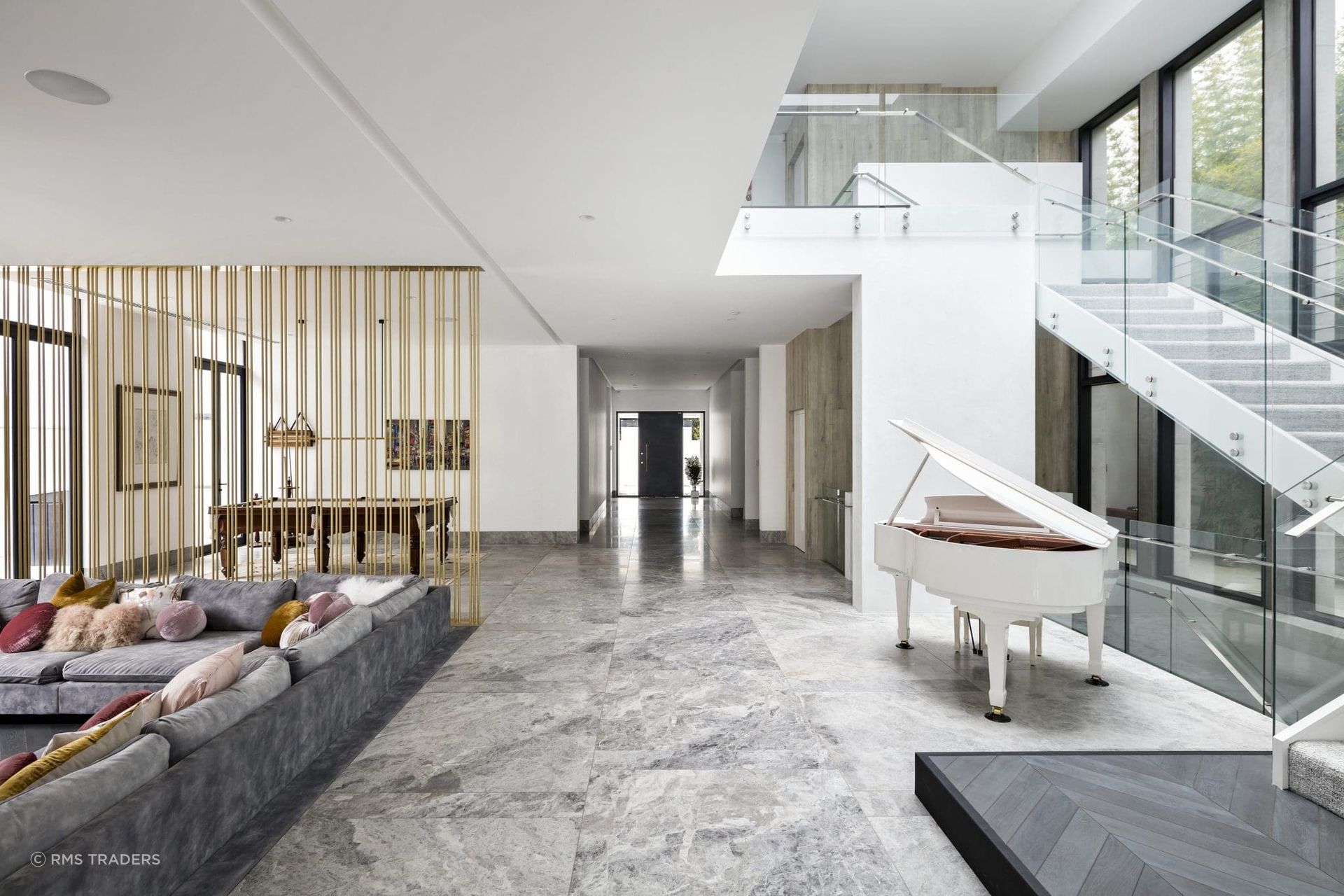 Tundra Grey Honed Limestone
