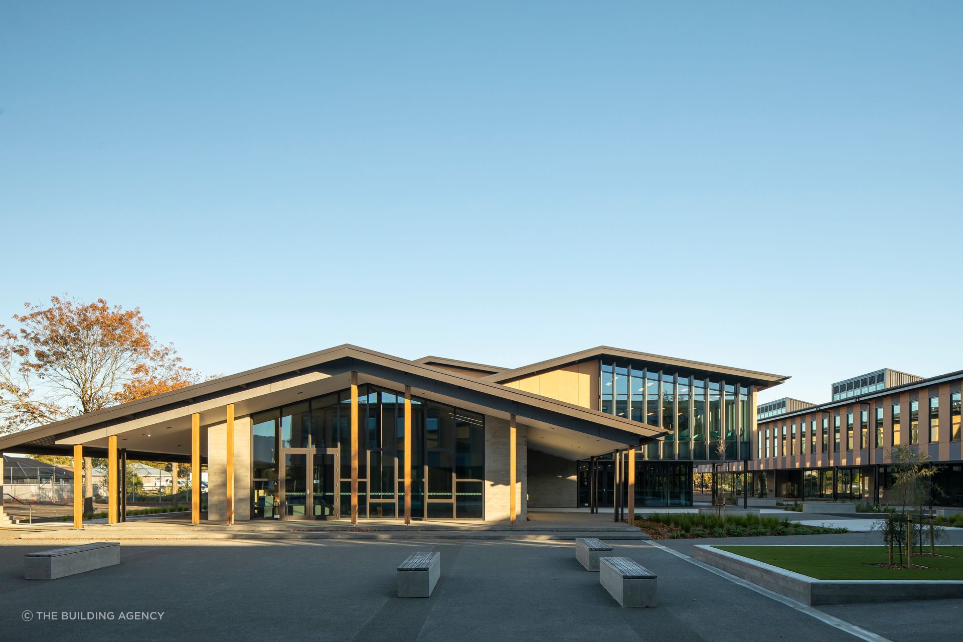 “Weathertightness is the key requirement, followed closely by low maintenance to ensure that ongoing costs to the school are minimised. This keeps the school's budget focused on education, not building maintenance.” Picture: Te Aratai, Lincoln College.