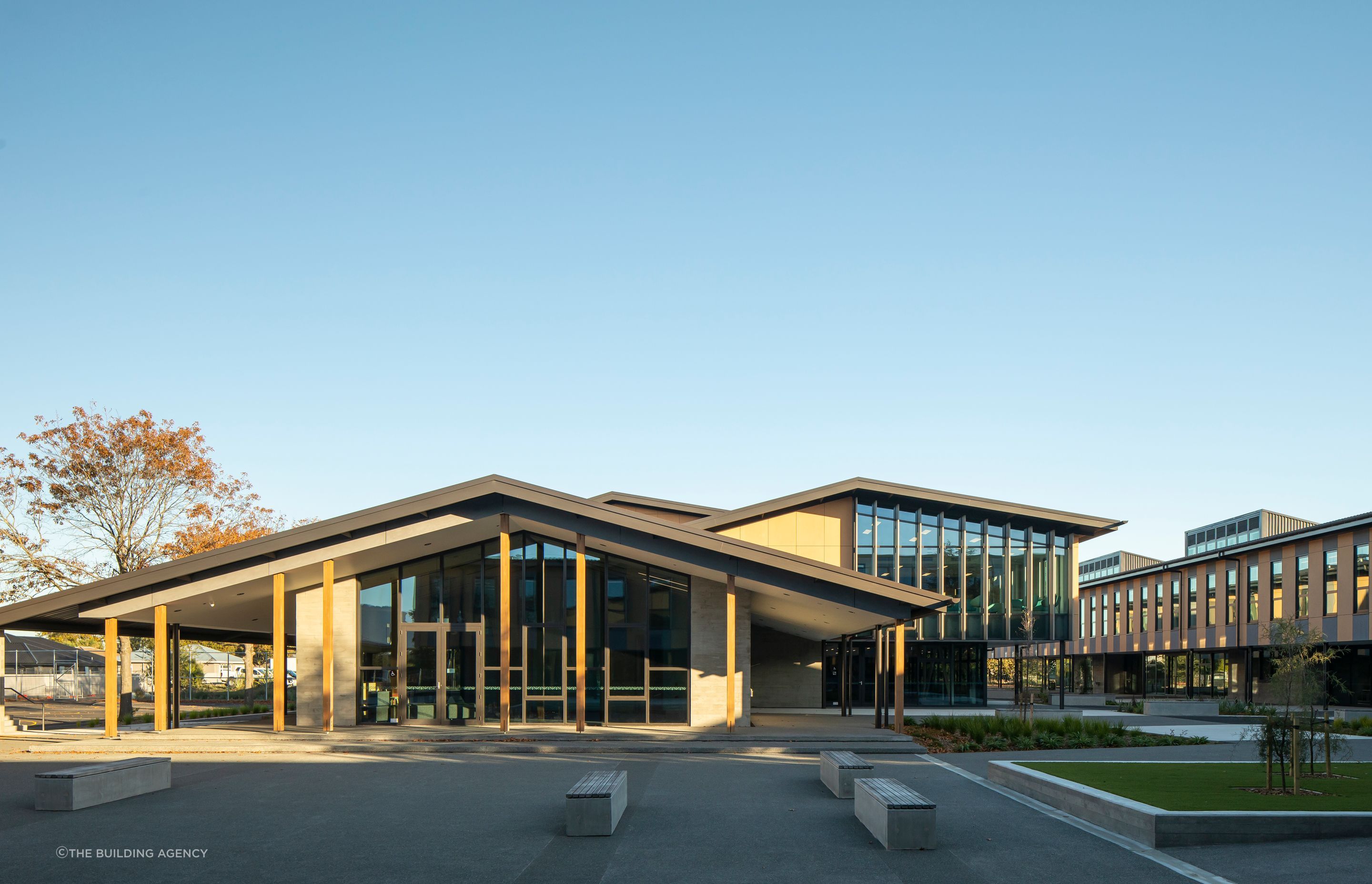 “Weathertightness is the key requirement, followed closely by low maintenance to ensure that ongoing costs to the school are minimised. This keeps the school's budget focused on education, not building maintenance.” Picture: Te Aratai, Lincoln College.
