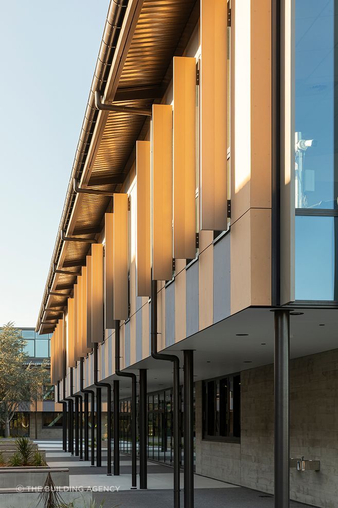 “A well-designed, ventilated façade contributes to the overall energy consumption of the building, as moisture control and energy transfer can be improved with a well-designed facade." Picture: Te Aratai, Lincoln College.