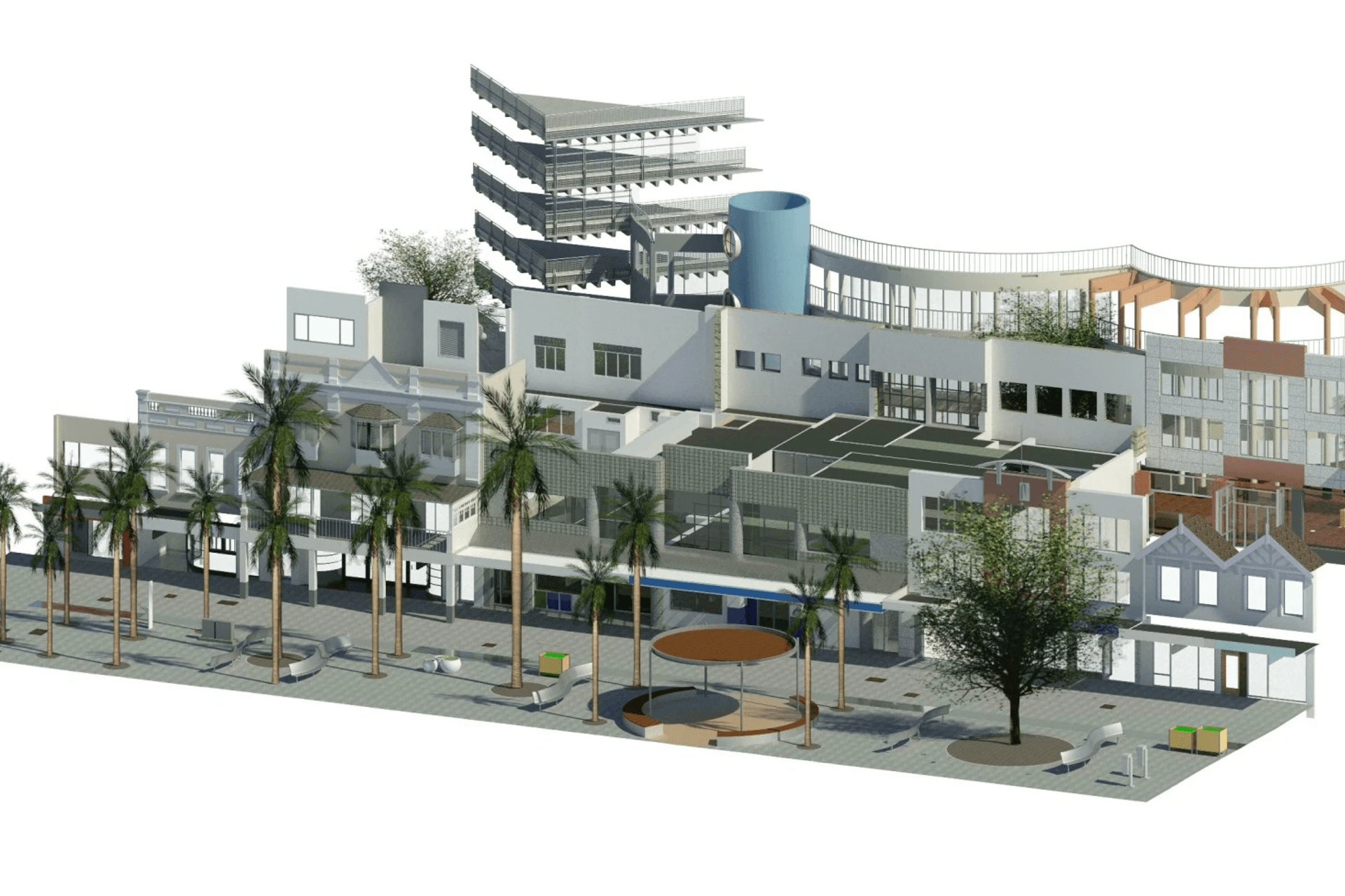 3D Detail and Boundary Identification Survey at The Corso, in Manly NSW.