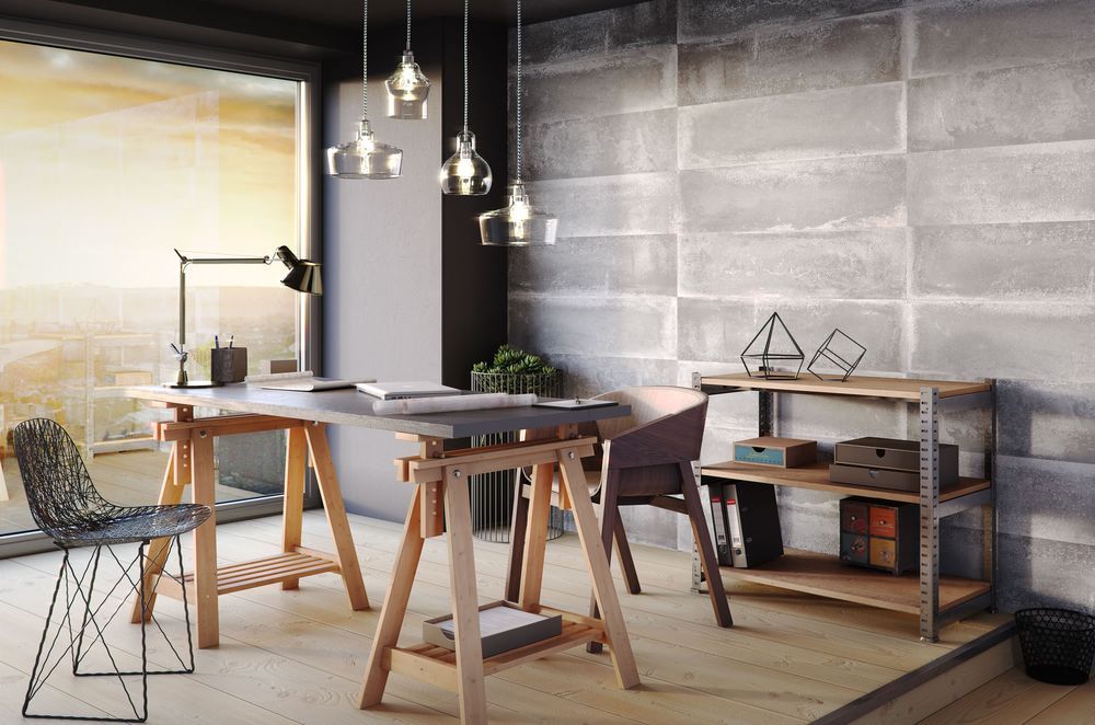 These PVC panels are an elegant interior wall panelling choice for living rooms, home offices and more.