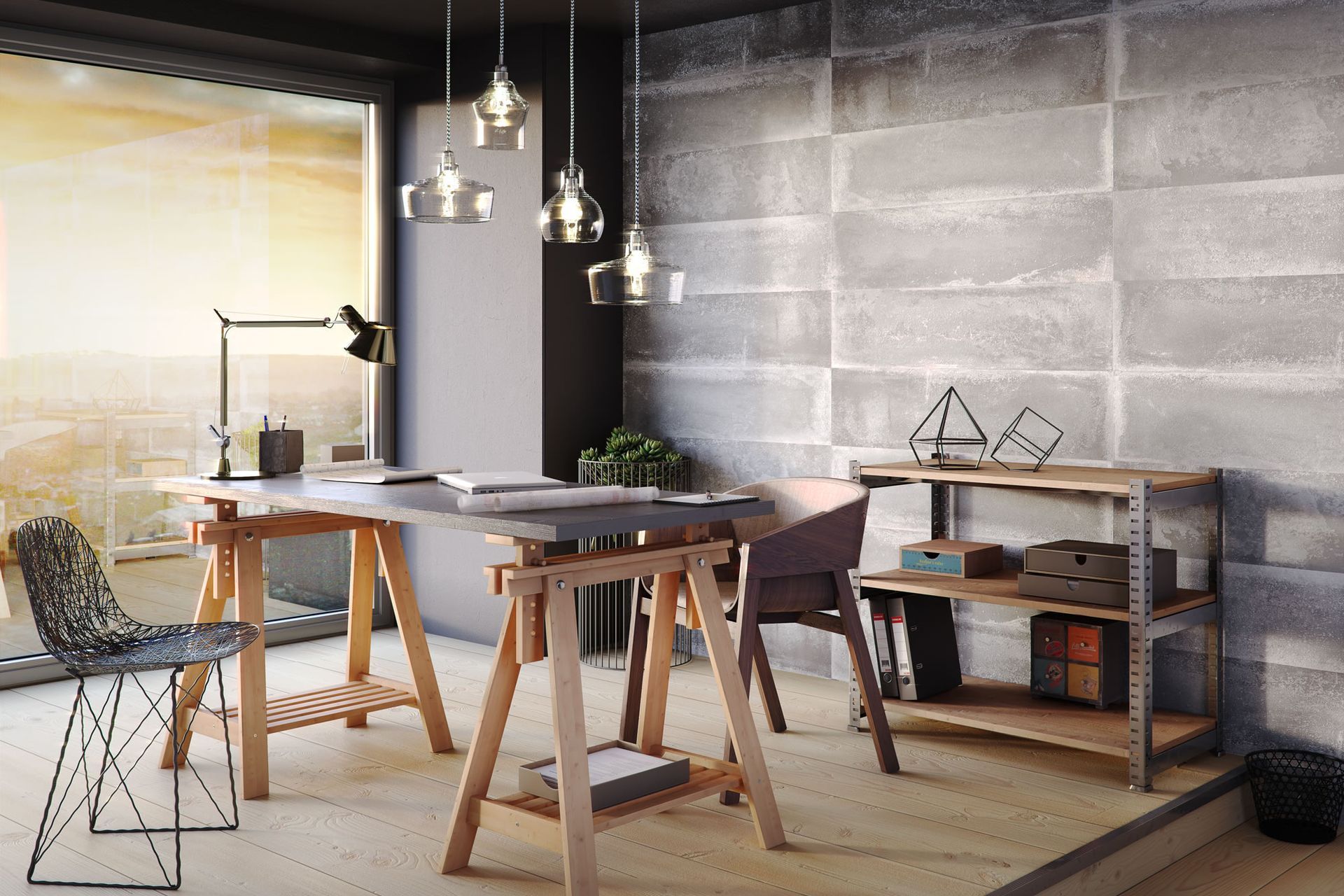 These PVC panels are an elegant interior wall panelling choice for living rooms, home offices and more.