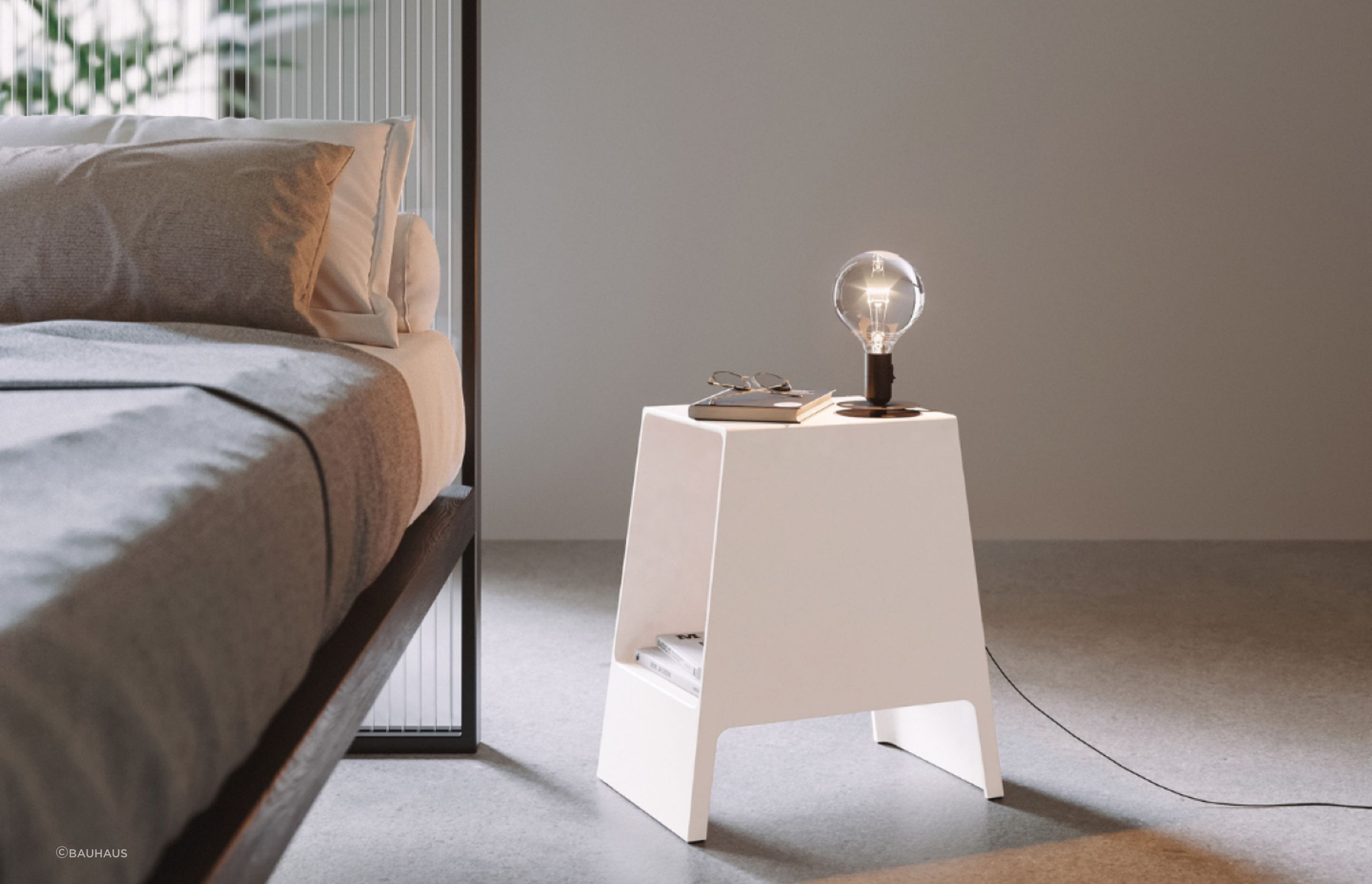 Multi-functional options are incredibly handy, like this Tomo Side Table by Toou which can act as a bedside table, side table and a stool.