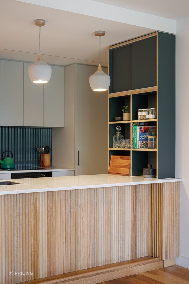 Audrey Whisker finds that some clients prefer to hide objects while others need to see them to ensure they are used and appreciated.