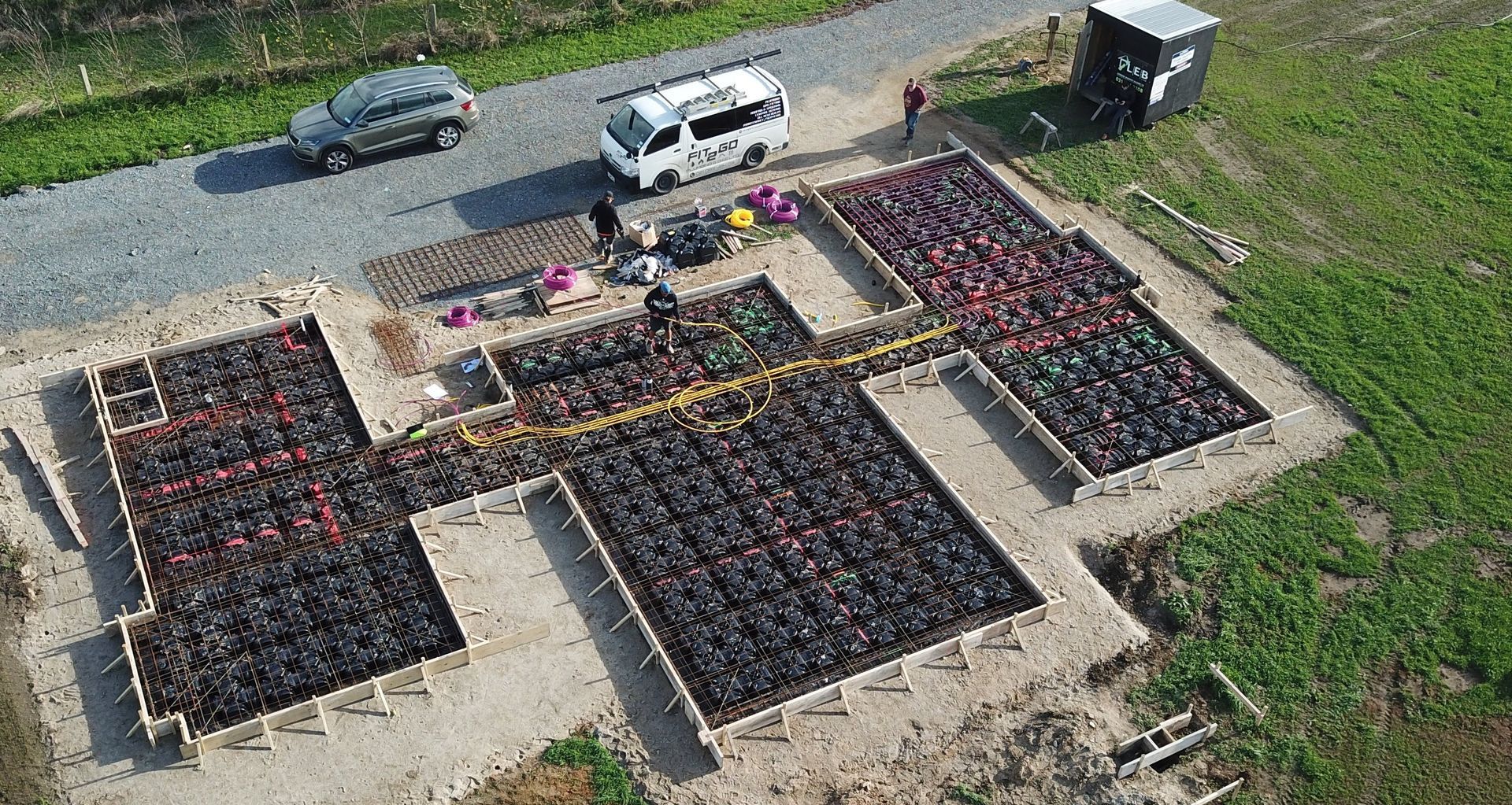 A bespoke hydronic heating supply and installation for a new build project in Morrinsville by Warm NZ.