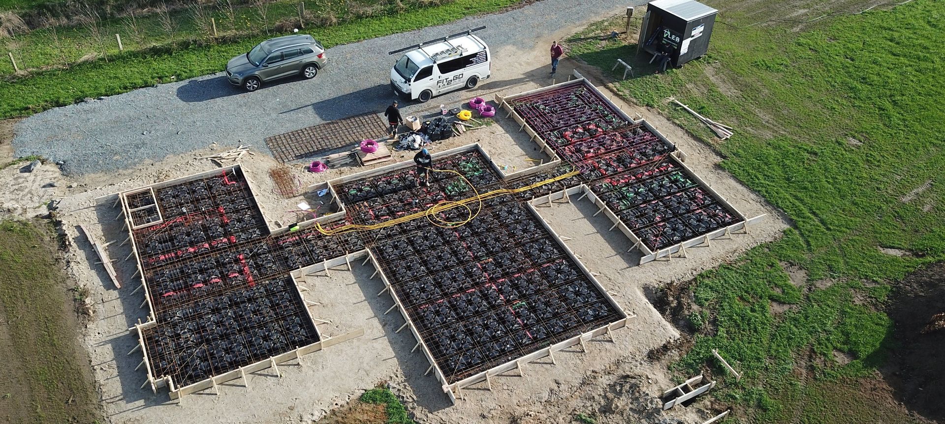 A bespoke hydronic heating supply and installation for a new build project in Morrinsville by Warm NZ.