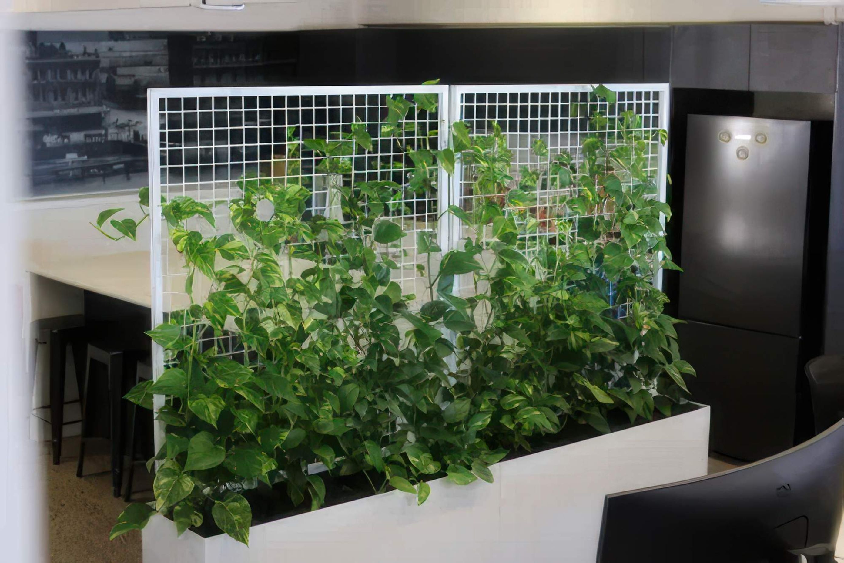 VMF3-ITR2-white-vertical-mesh-frame-staged-with-golden-pothos-Tracplus-324-2-gigapixel-high-fidelity-v2-2000w.jpeg