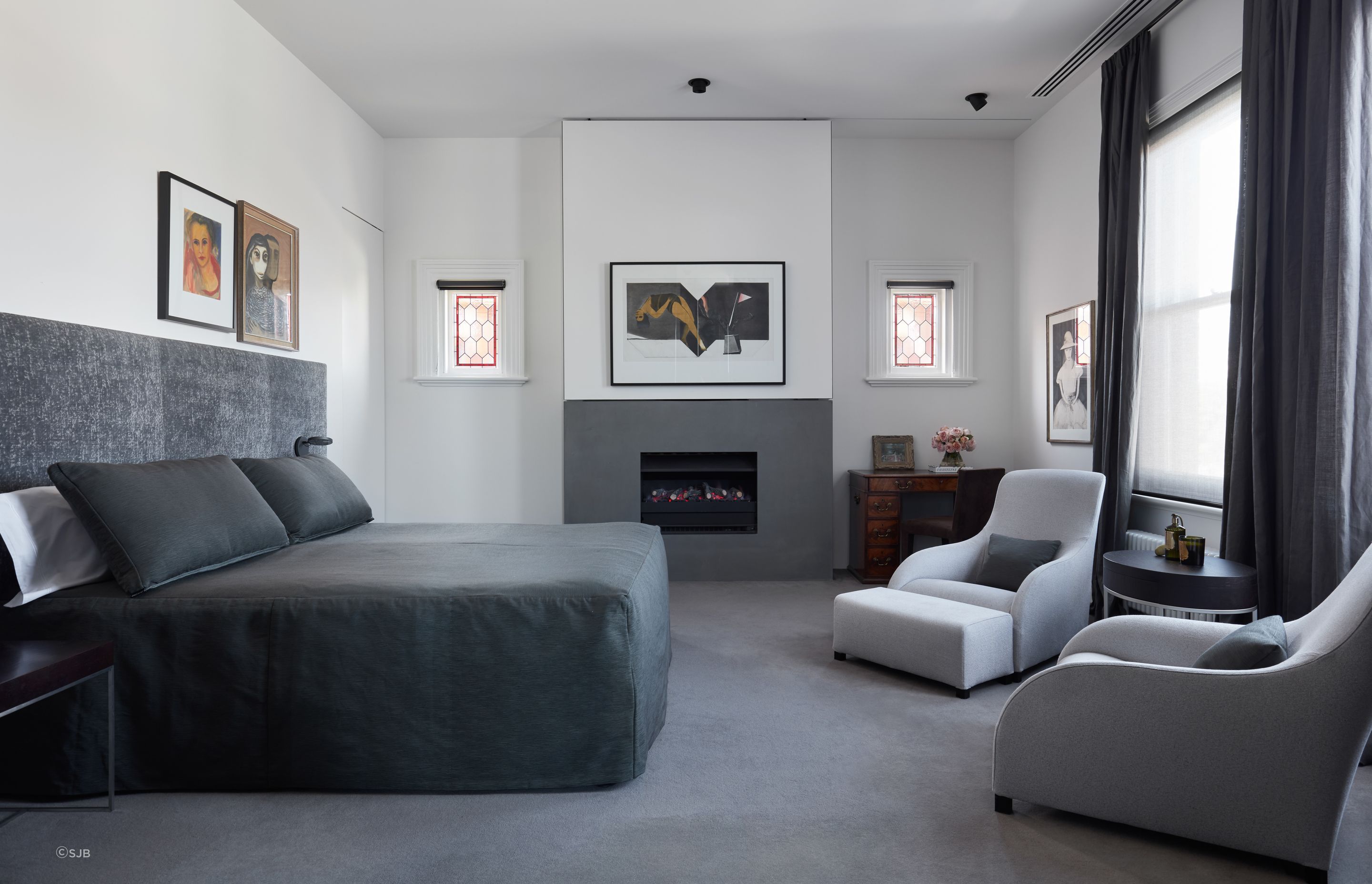 Bedroom lighting options range from stylish ceiling lights to bedside lamps