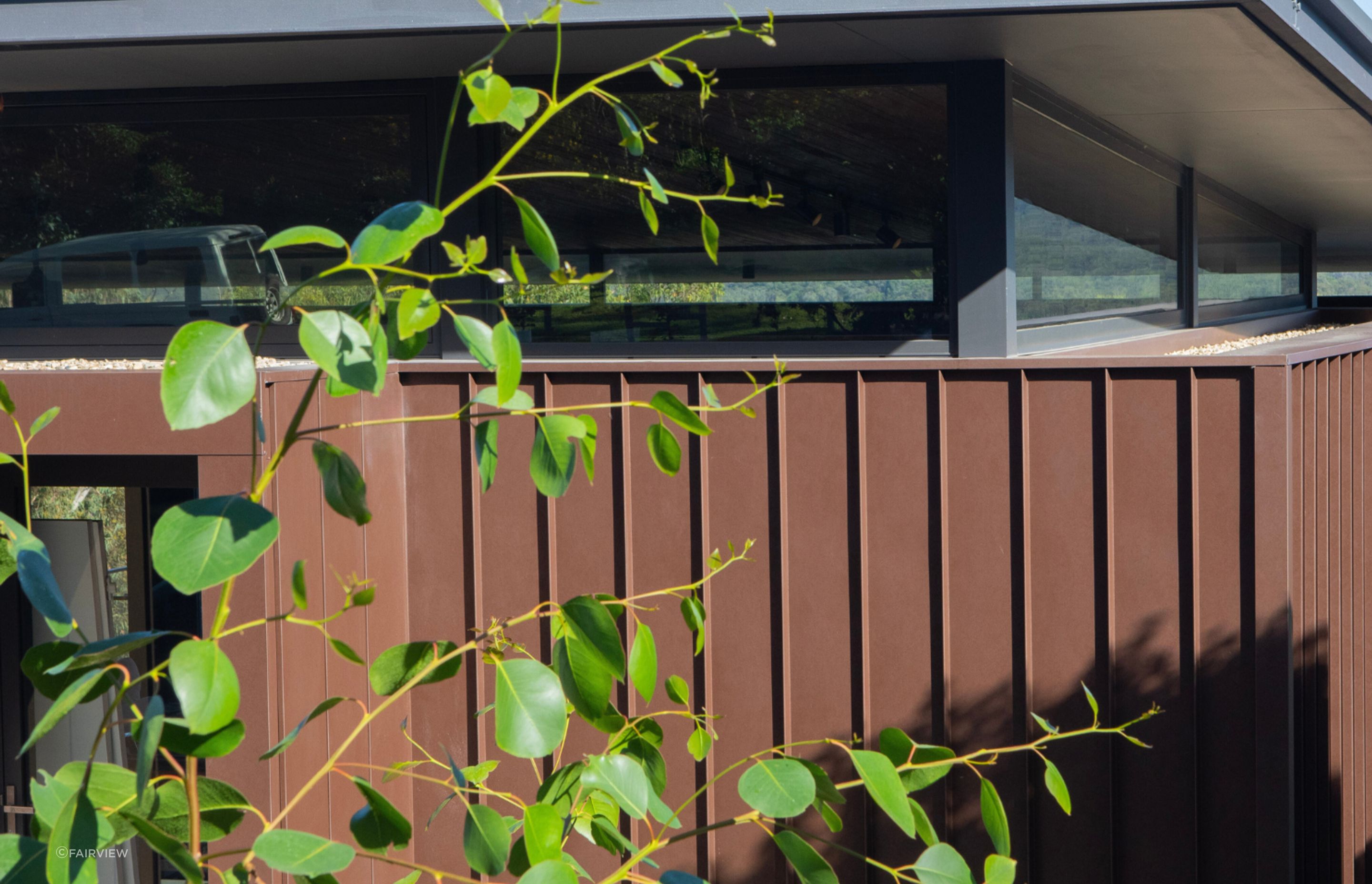 Formed steel cladding is available in a variety of patterned and woodgrain finishes. Featured product: Vitraloc - Roll Formed Steel Cladding.