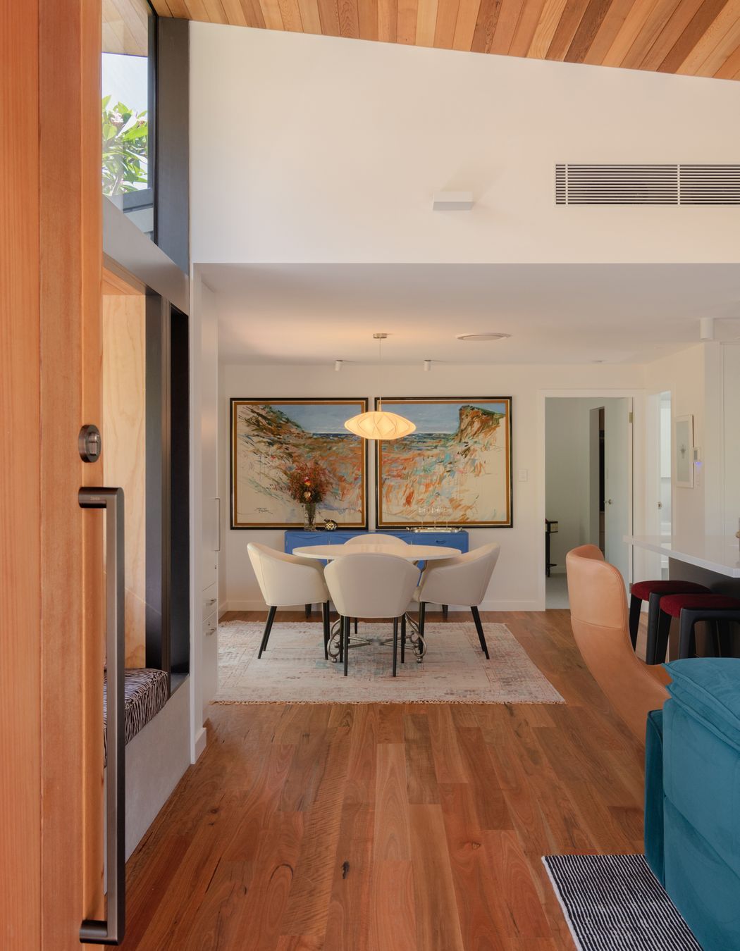 The project included some renovation to the existing, dual occupancy, two-storey home, but focused on adding a new bedroom, bathroom, separate dwelling to the front end of the house.